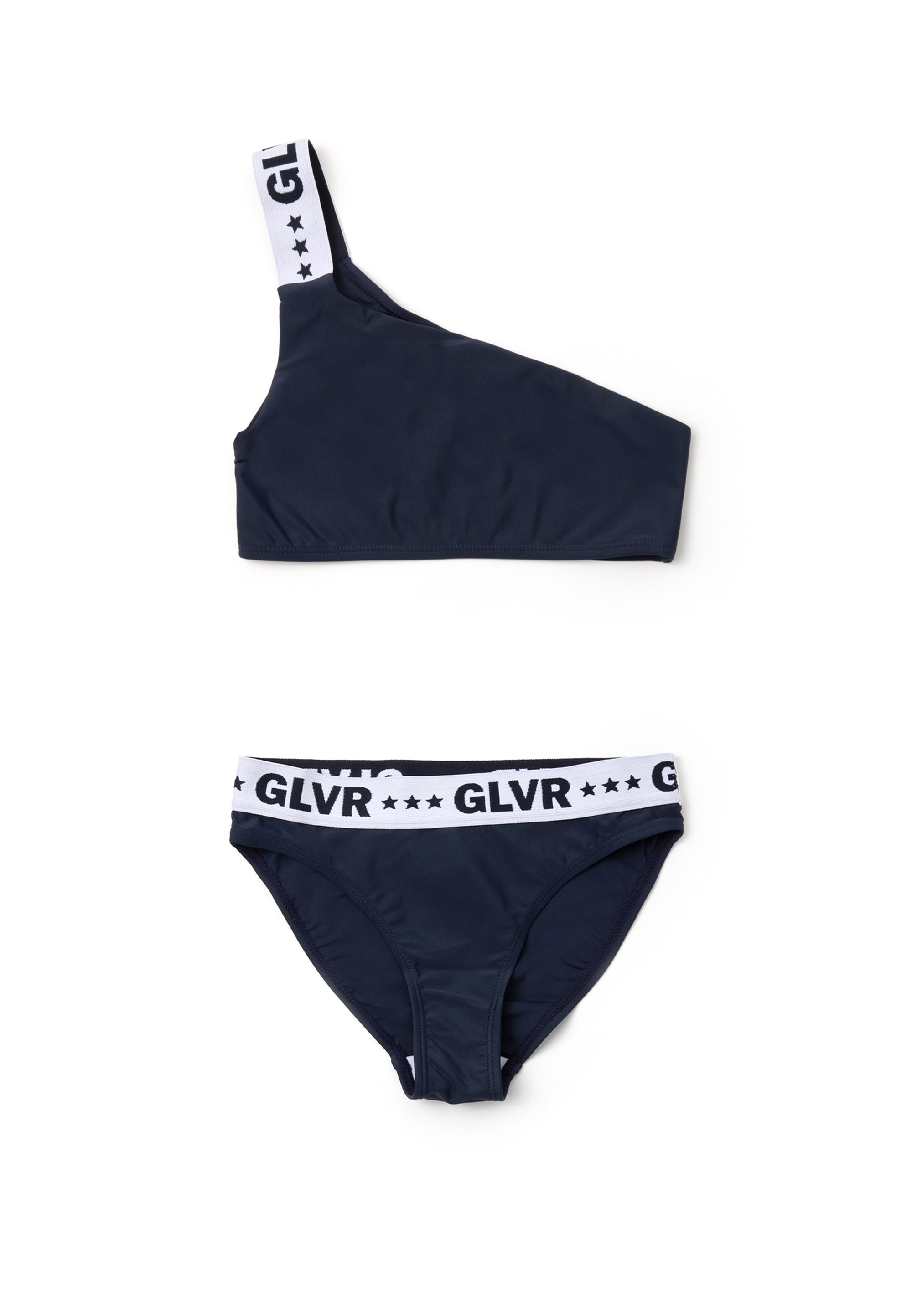 Gulliver Balconette-Bikini su One-Shoulder Schn...
