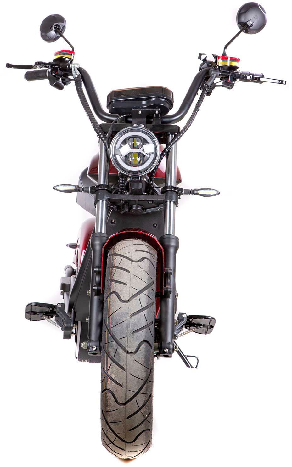SXT Scooters E-Motorroller »Chopper XL PRO«, bis zu 80 km Reichweite, mit 30 Ah-Akku