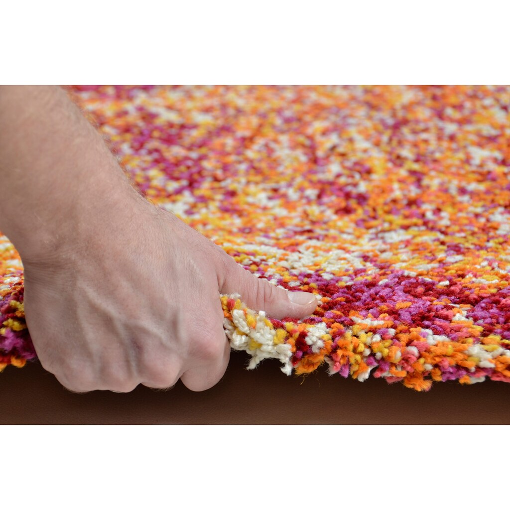 THEKO Hochflor-Teppich »Color Shaggy 521«, rechteckig