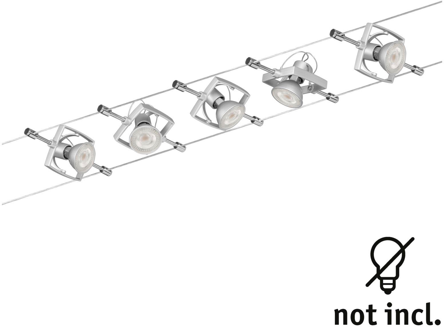 Paulmann LED Deckenleuchte »Mac II«, 5 flammig, Leuchtmittel GU 5,3 | ohne Leuchtmittel, GU 5,3