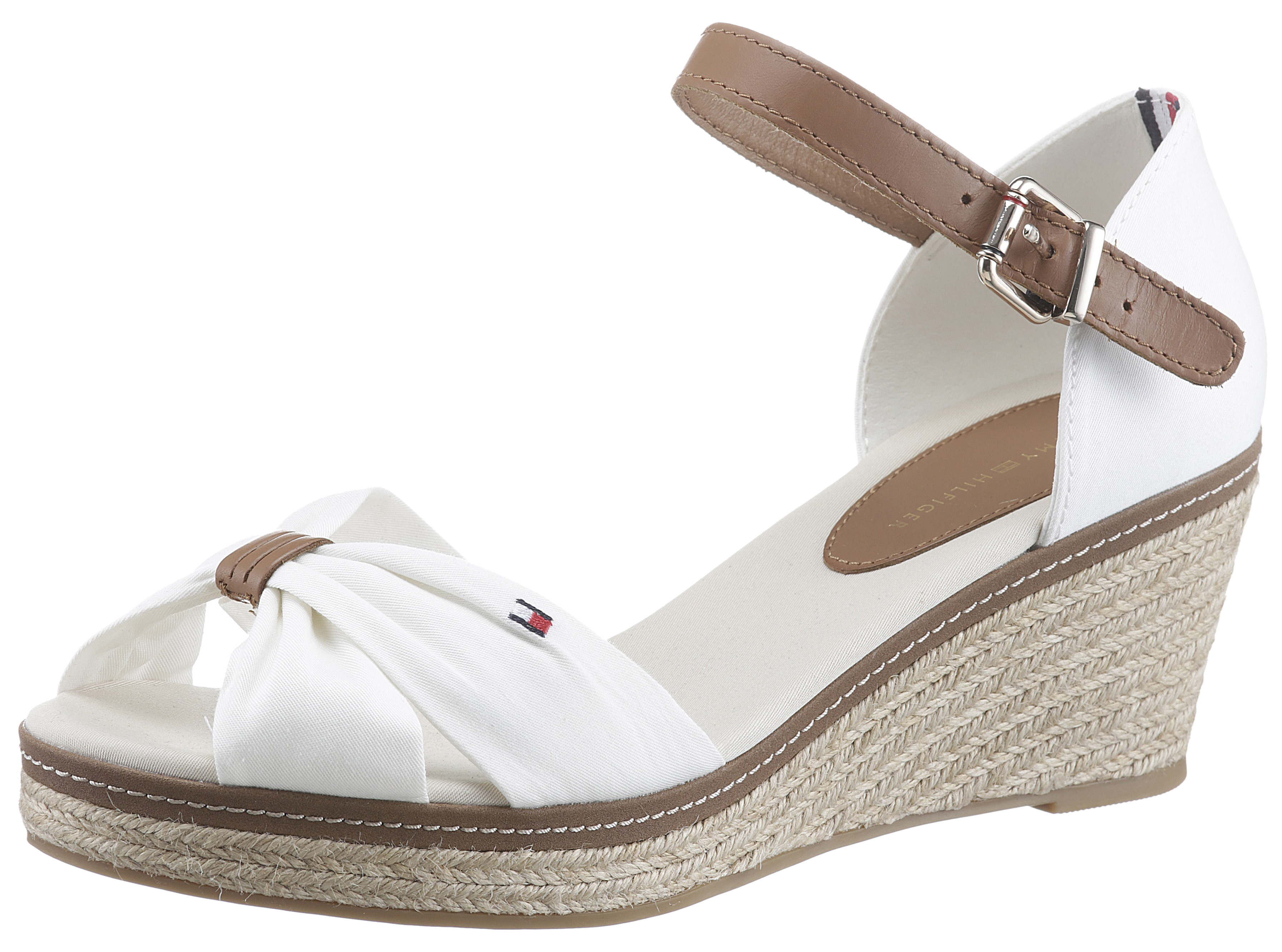 Keilsandalette »ICONIC ELBA SANDAL«, mit Kontrastnaht