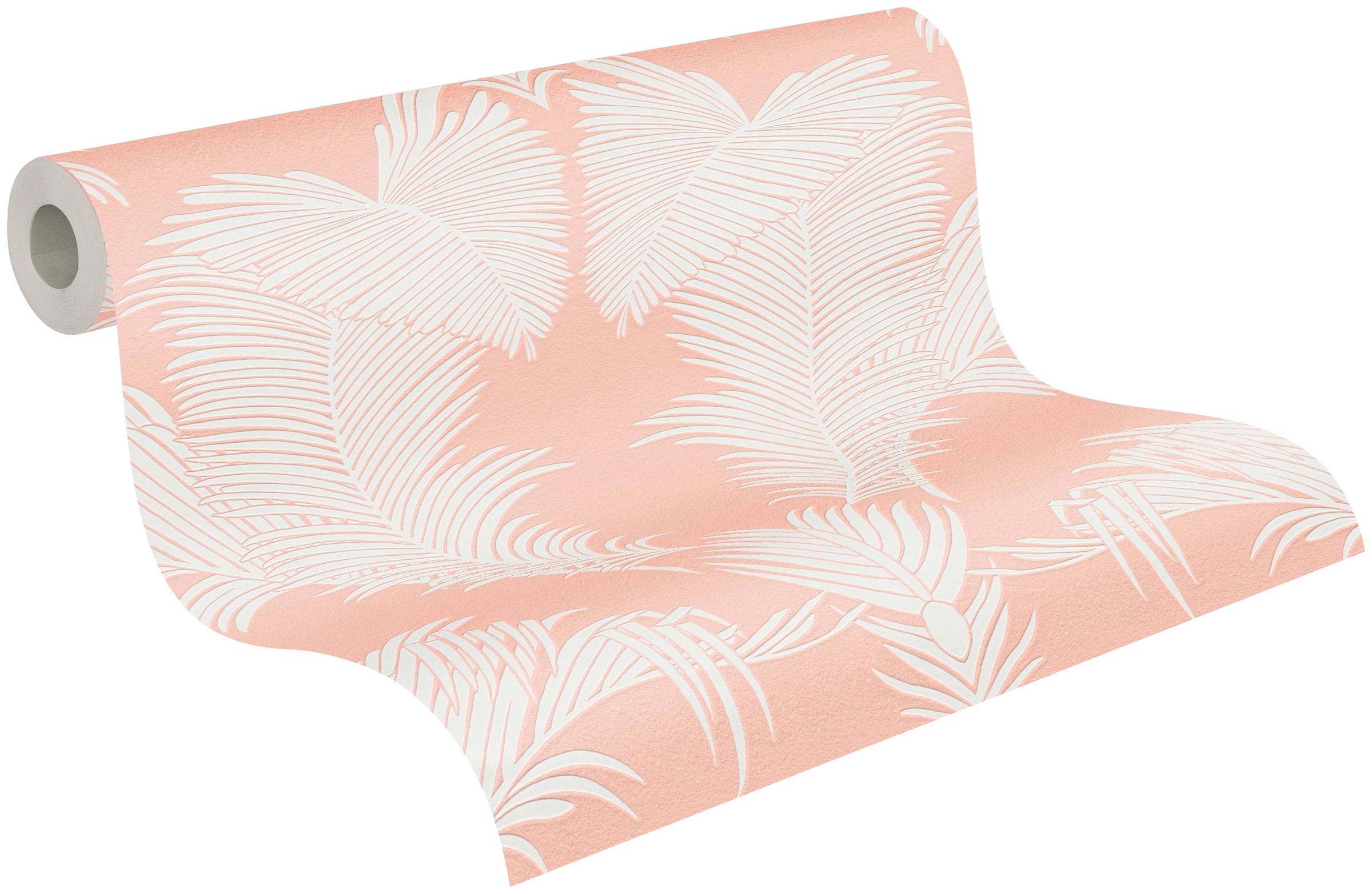A.S. Création Vliestapete »Trendwall«, floral-botanisch-tropisch, Dschungeltapete Tapete Palmen Glänzend Tapeten Wohnzimmer modern Flur