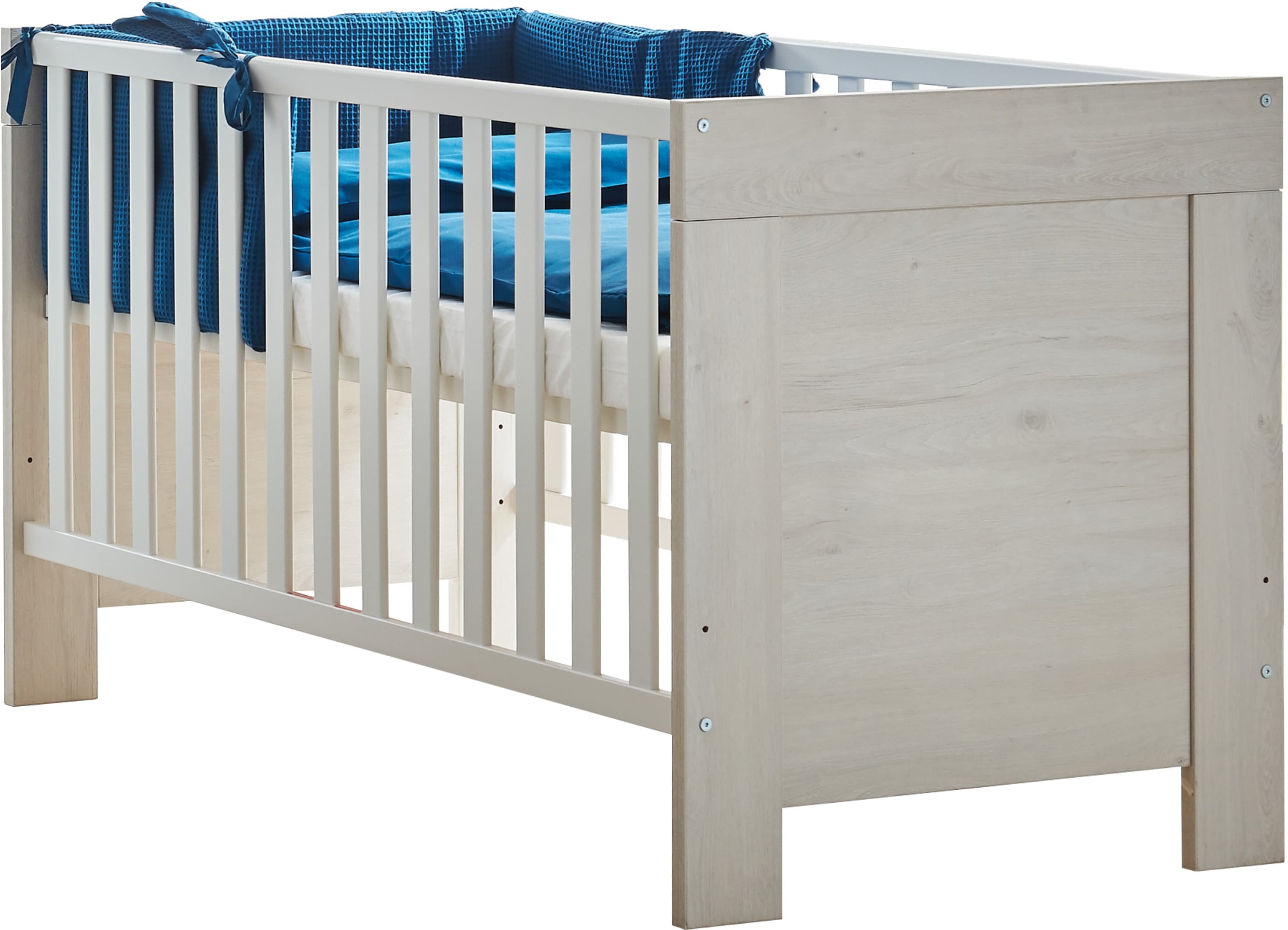 arthur berndt Babyzimmer-Komplettset »Til«, (Set, 3 St., Kinderbett, Schrank, Wickelkommode), Made in Germany; mit Kinderbett, Schrank und Wickelkommode