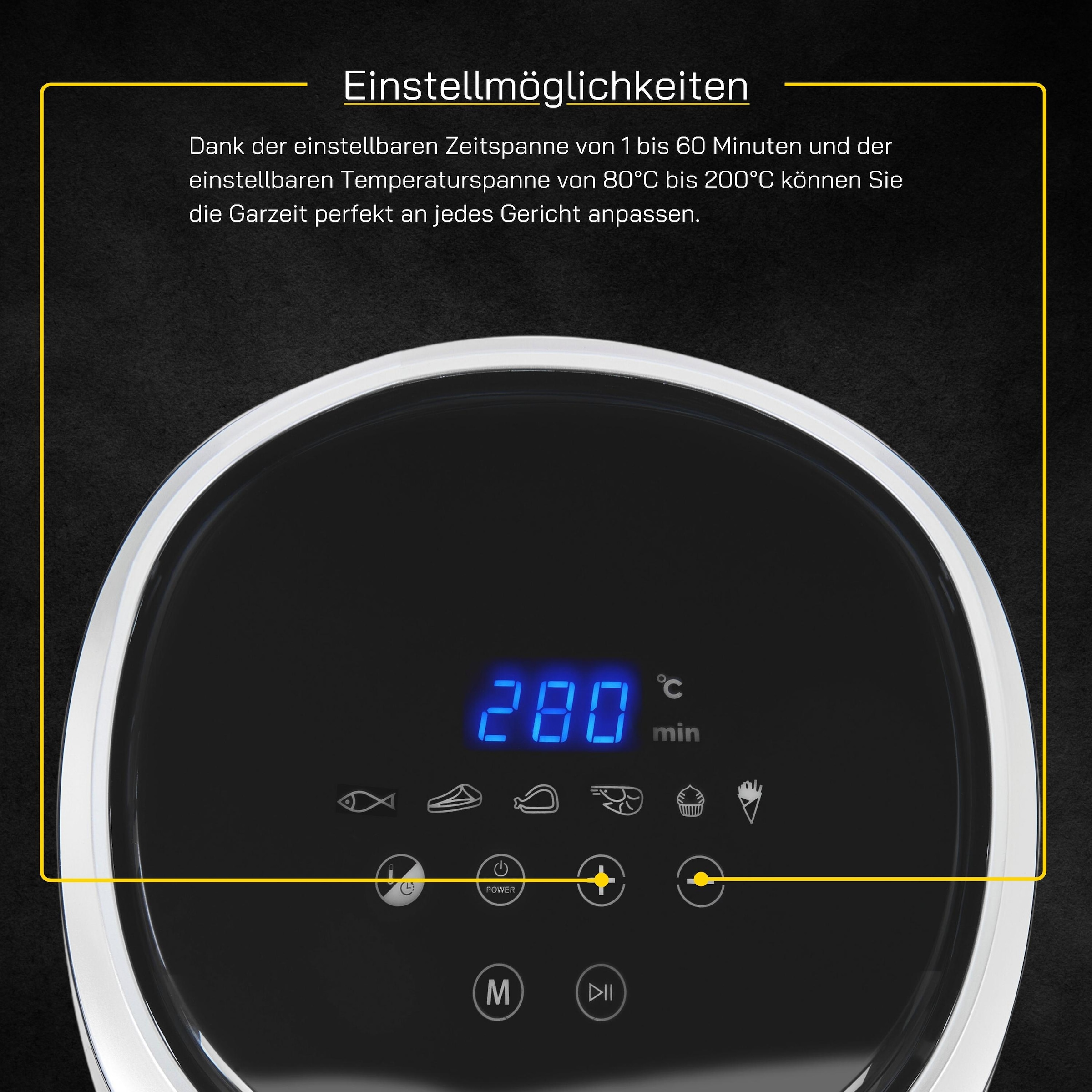 Gutfels Heißluftfritteuse »AIRFRY 3010«, 1300 W