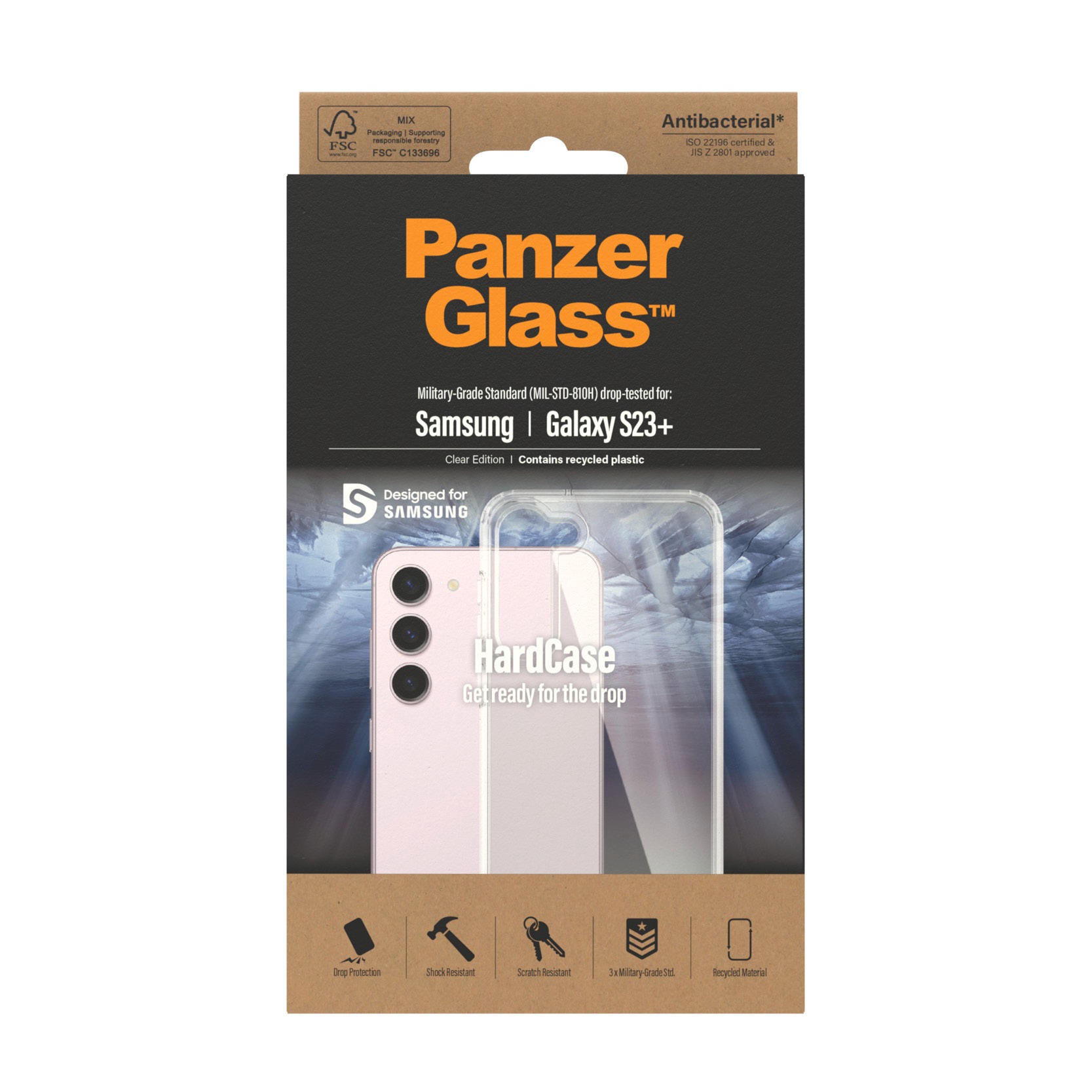 PanzerGlass Backcover »Hardcase - - Samsung Galaxy S23 Plus AB«