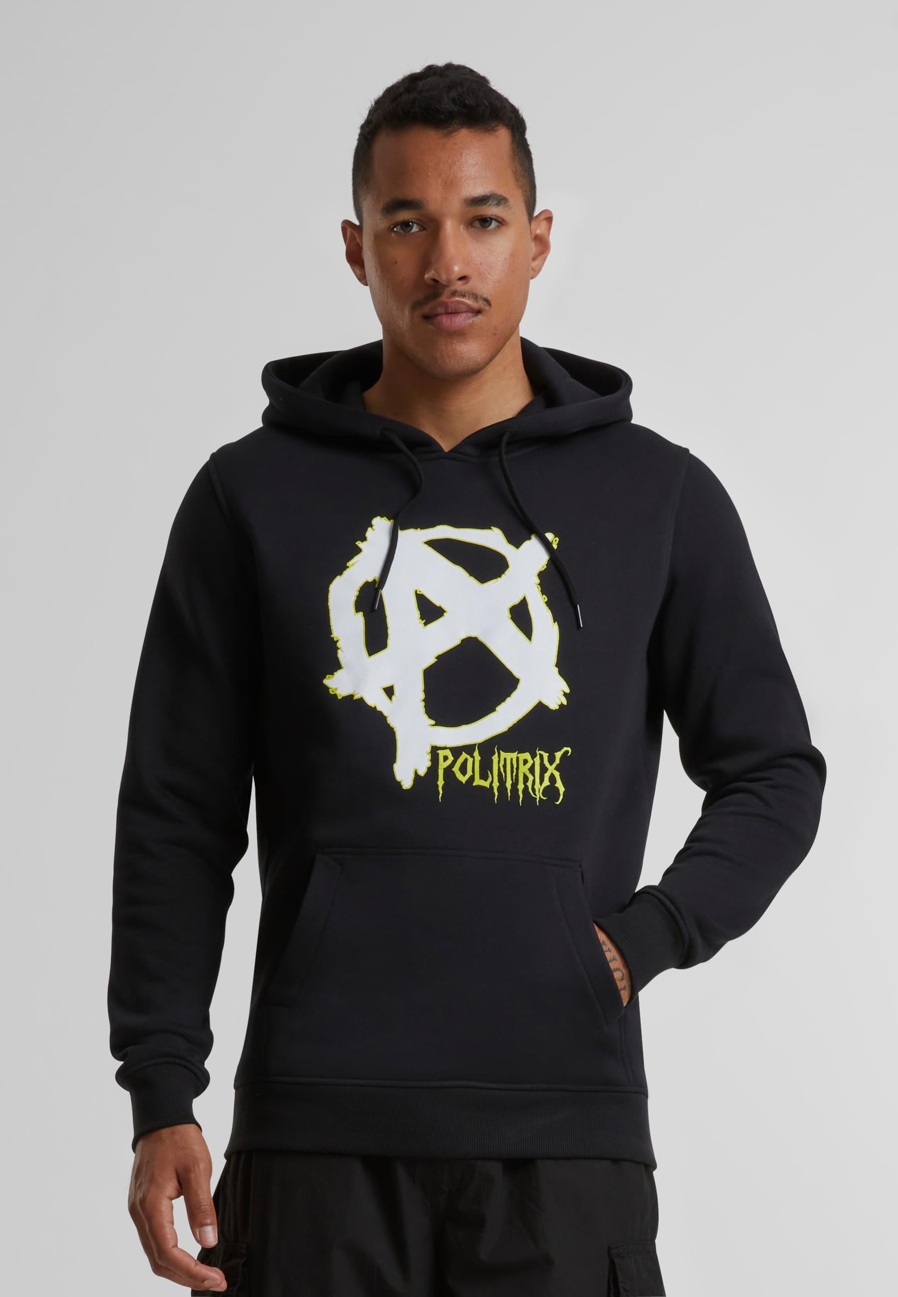 MisterTee Kapuzensweatshirt »MisterTee Herren Politrix Hoody«, (1 tlg.)