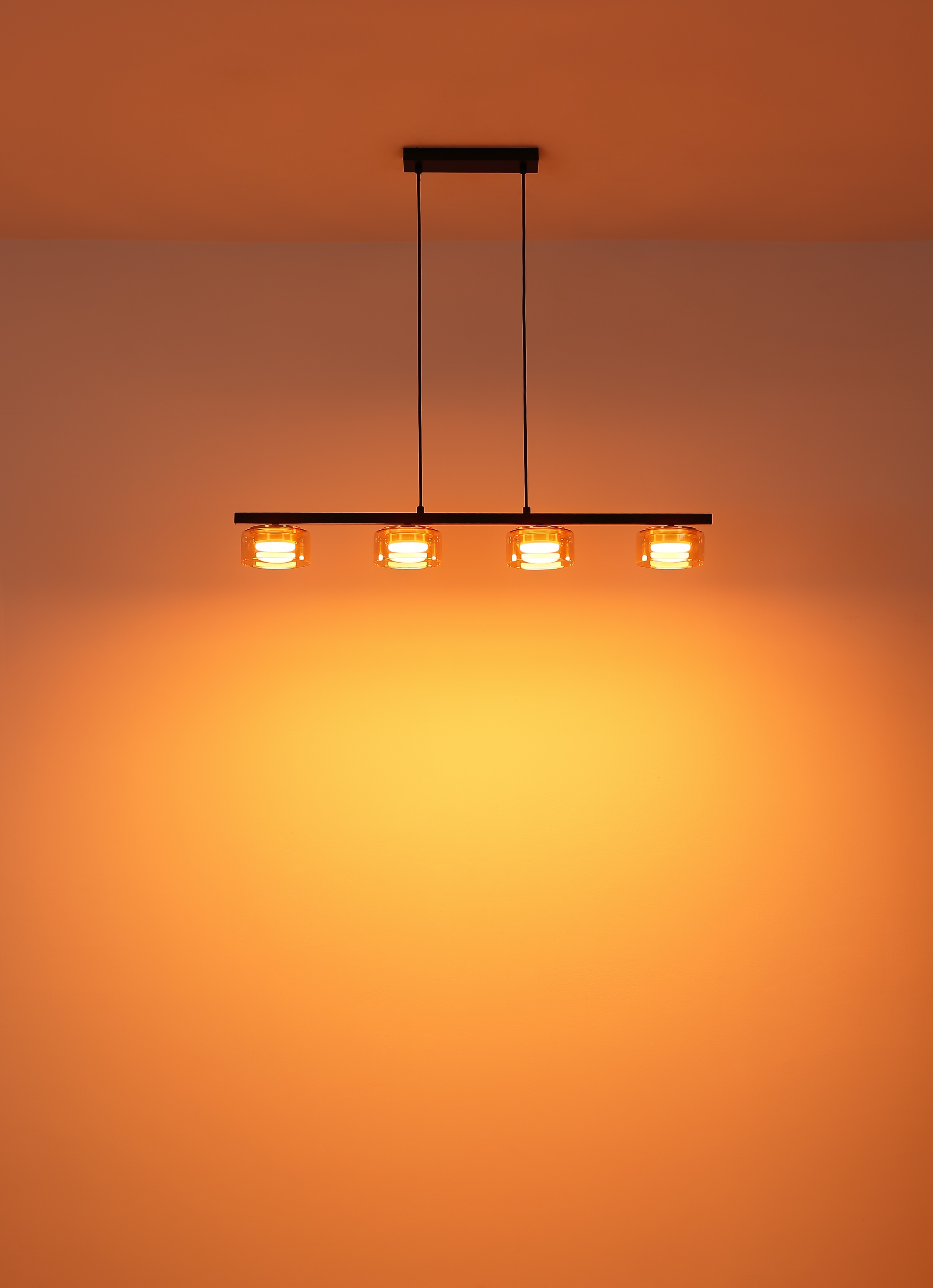 GLOBO LIGHTING Hängeleuchte »HIGGINS« GX53 1 Stk. Extra-Warmweiß Hängelampe Esszimmer-Leuchte Esstischleuchte Wohnzimmer