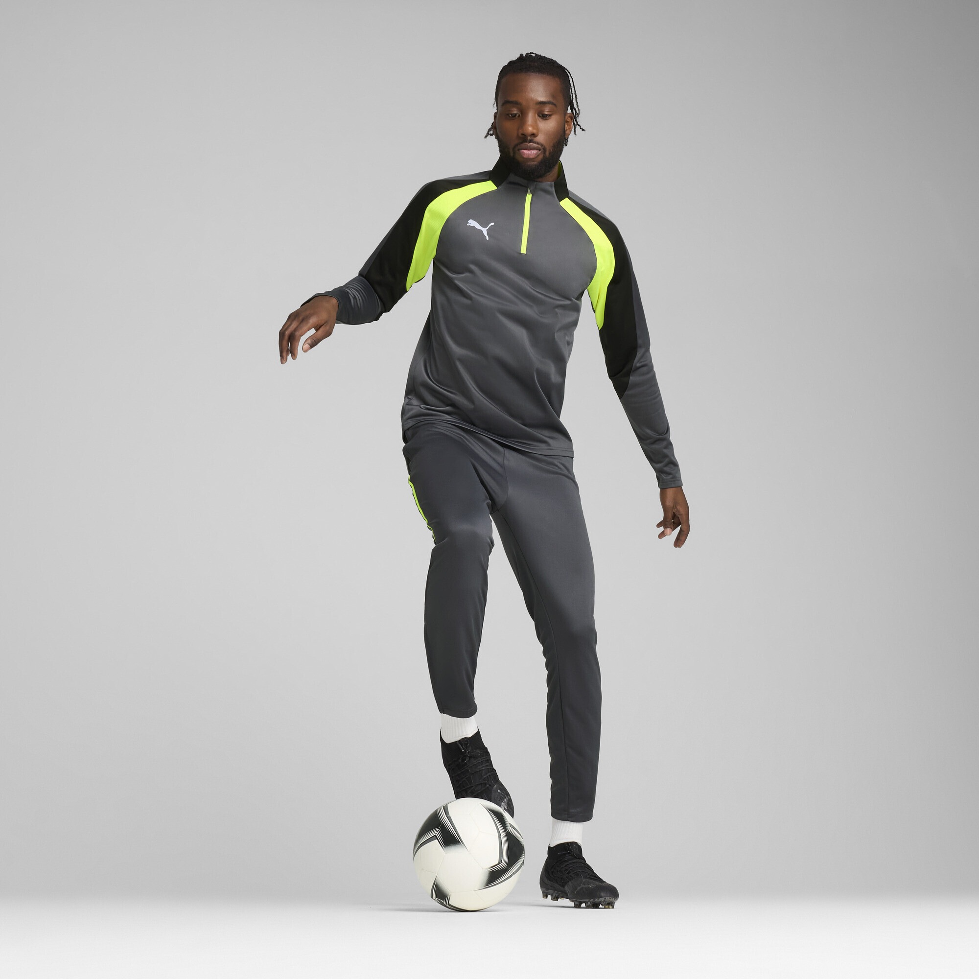 PUMA T-Shirt »individualLIGA Top mit viertellangem Reißverschluss Herren«