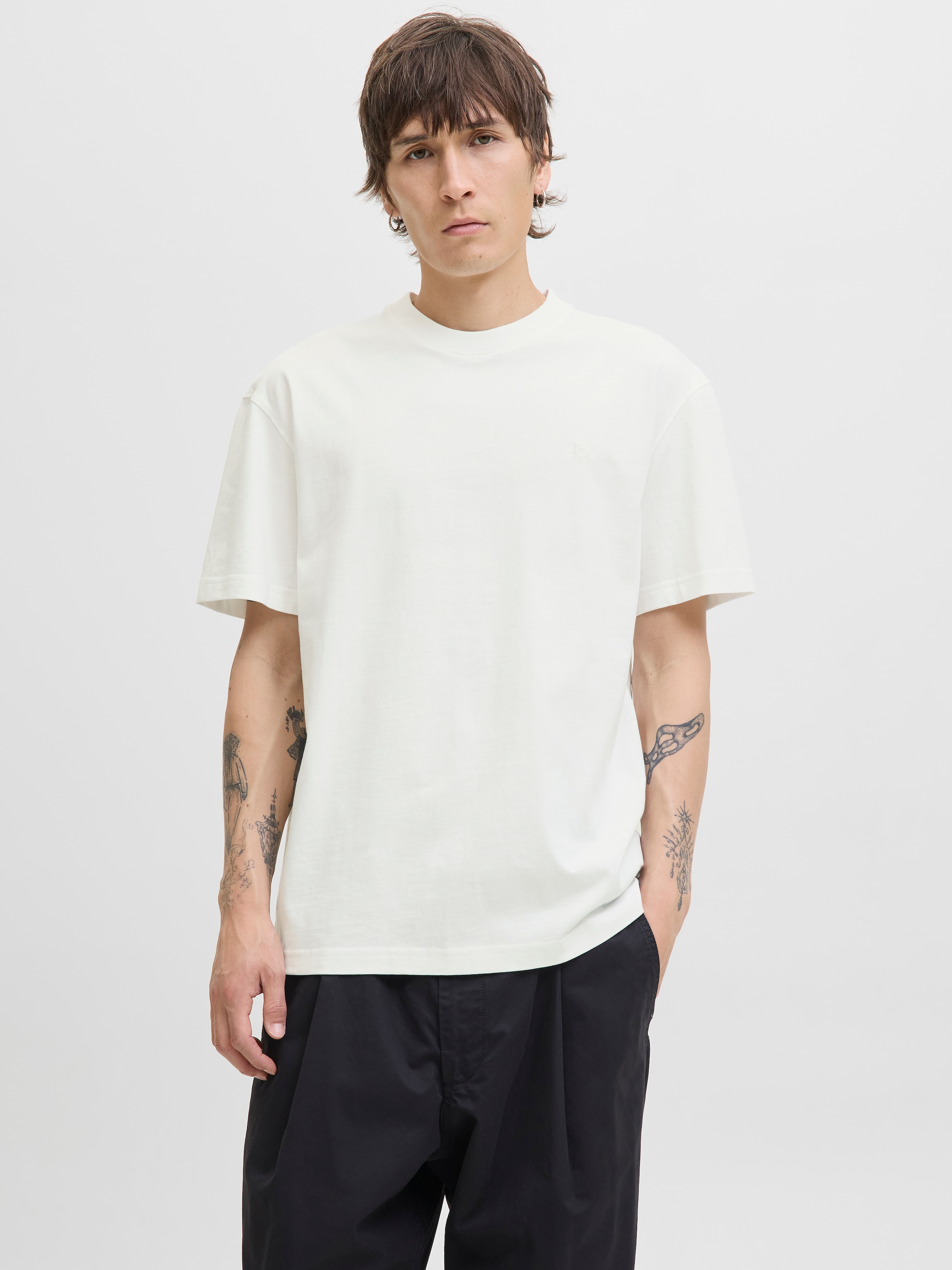 Jack & Jones Rundhalsshirt "JPRCCLOGAN SS TEE CREW NECK SN" günstig online kaufen