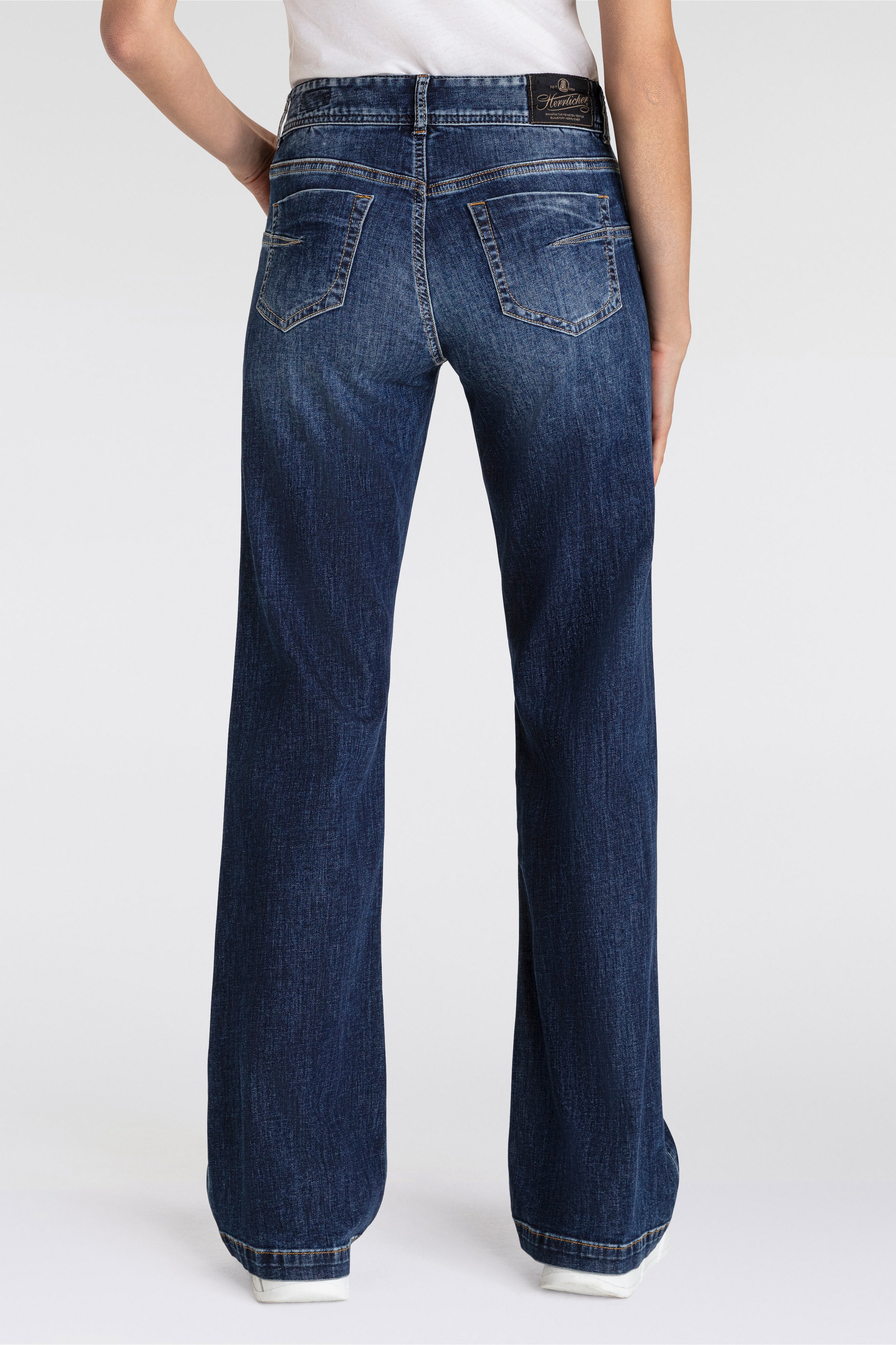 Herrlicher 5-Pocket-Jeans "Edna Denim Light", im Flared Fit günstig online kaufen
