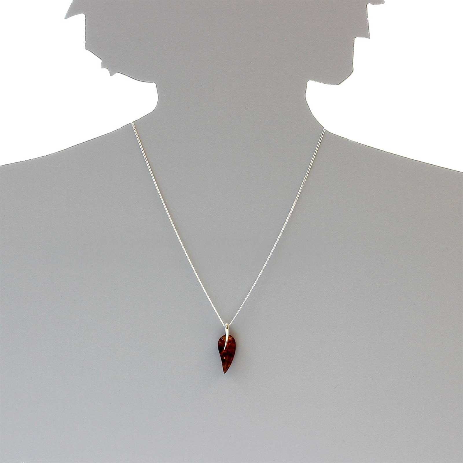 OSTSEE-SCHMUCK Kette mit Anhänger »Ostsee-Schmuck Kette mit Anhänger Lotti Kette mit Anhänger Lotti«, (2 tlg.)