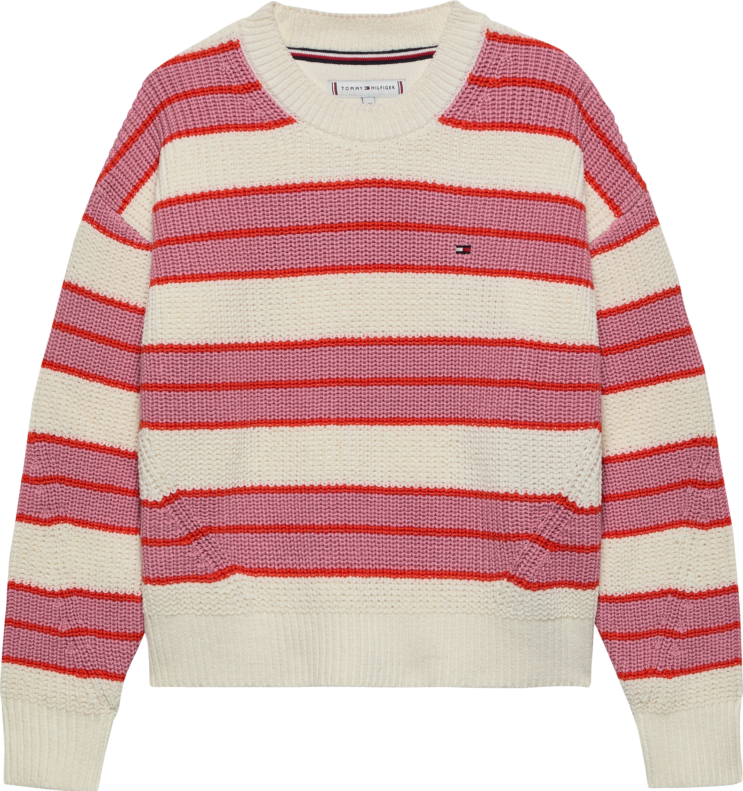 Tommy Hilfiger Strickpullover »STRIPE CHENILLE SWEATER« Kinder bis 16 Jahre