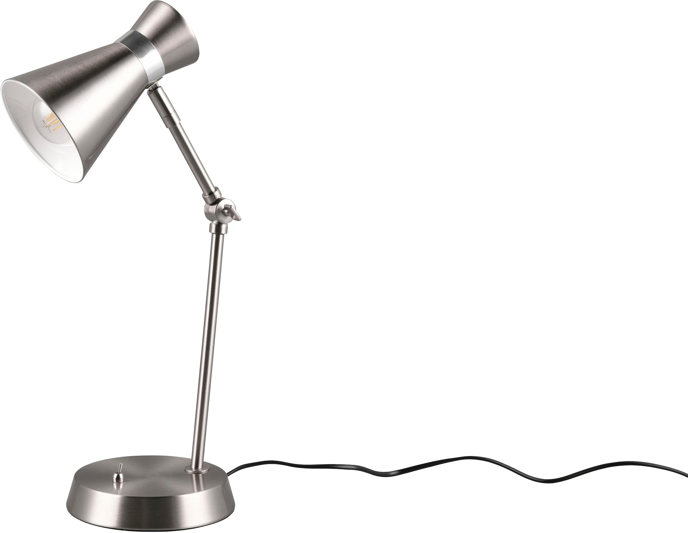 TRIO Leuchten Schreibtischlampe verstellbar E27 »Enzo«, Tischlampe Kippschalter, | flammig-flammig, Leuchtmittel exkl mit (10W), BAUR 1