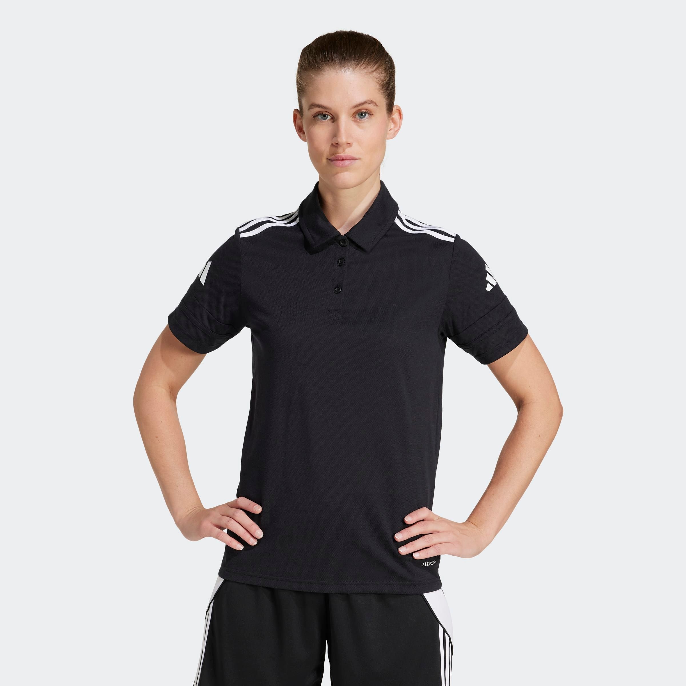 adidas Performance Poloshirt "SQ25 C POLO W" mit Druckknopfverschluss