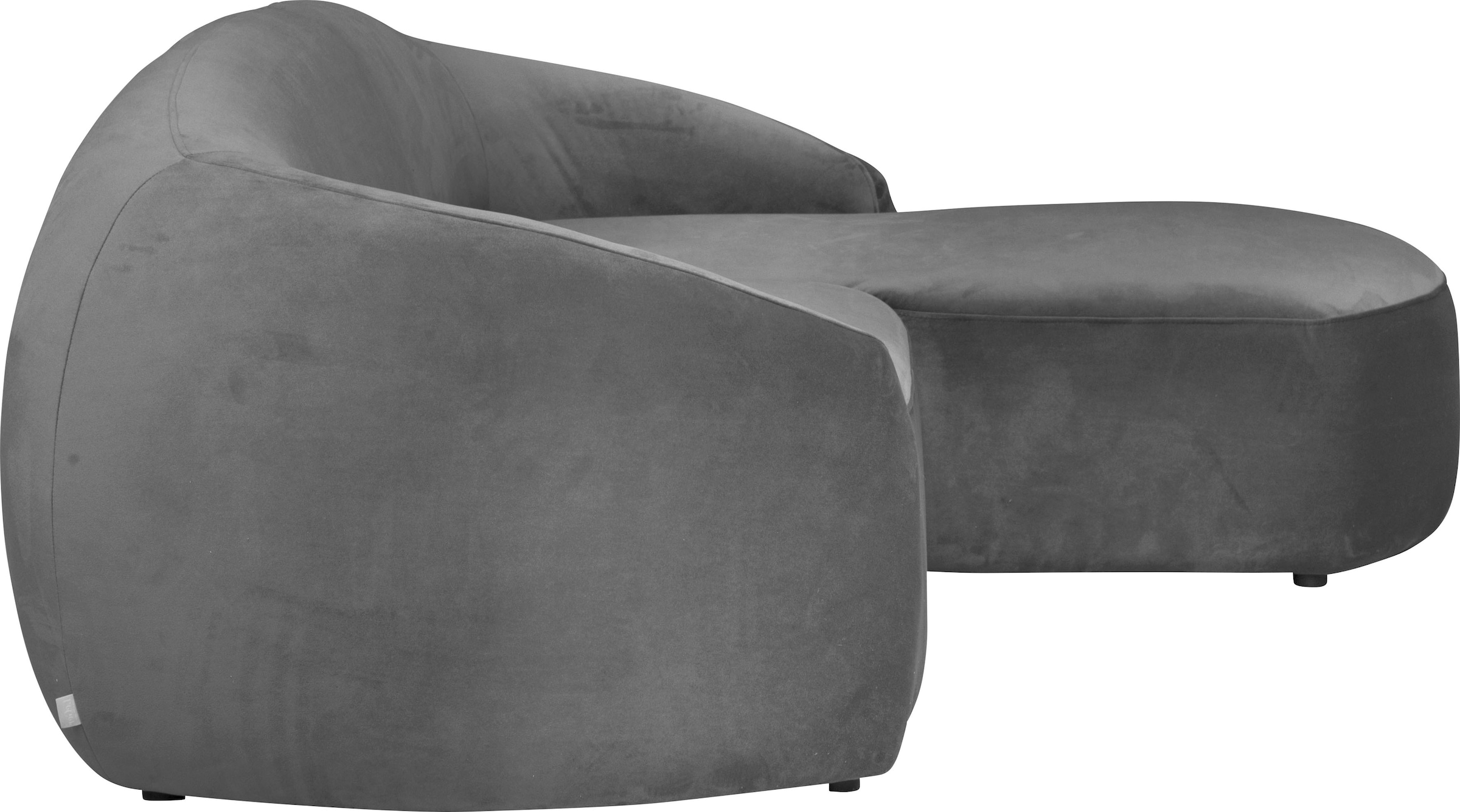 LeGer Home by Lena Gercke Ecksofa »YANI L-Form, Designersofa, organische Form, Maße B/T/H: 255/170/81 cm«, mit Wellenunterfederung, auch in Bouclé, Recamiere rechts/links