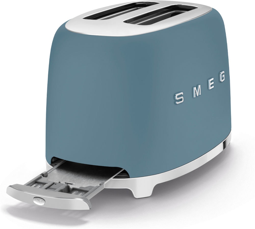 Smeg Toaster »TSF01SBMEU« 2 Schlitze für 2 XXL-Toastscheiben 950 W
