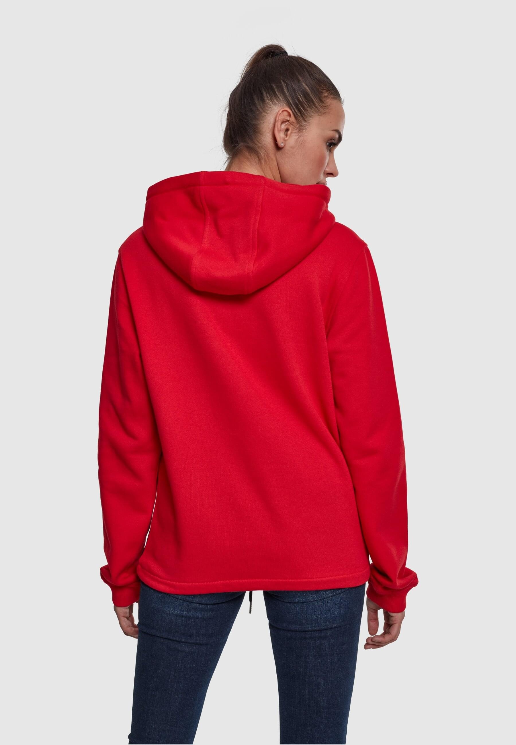 URBAN CLASSICS Rundhalspullover »Urban Classics Damen Ladies Color Block Sweat Pull Over Hoody«, (1 tlg.)
