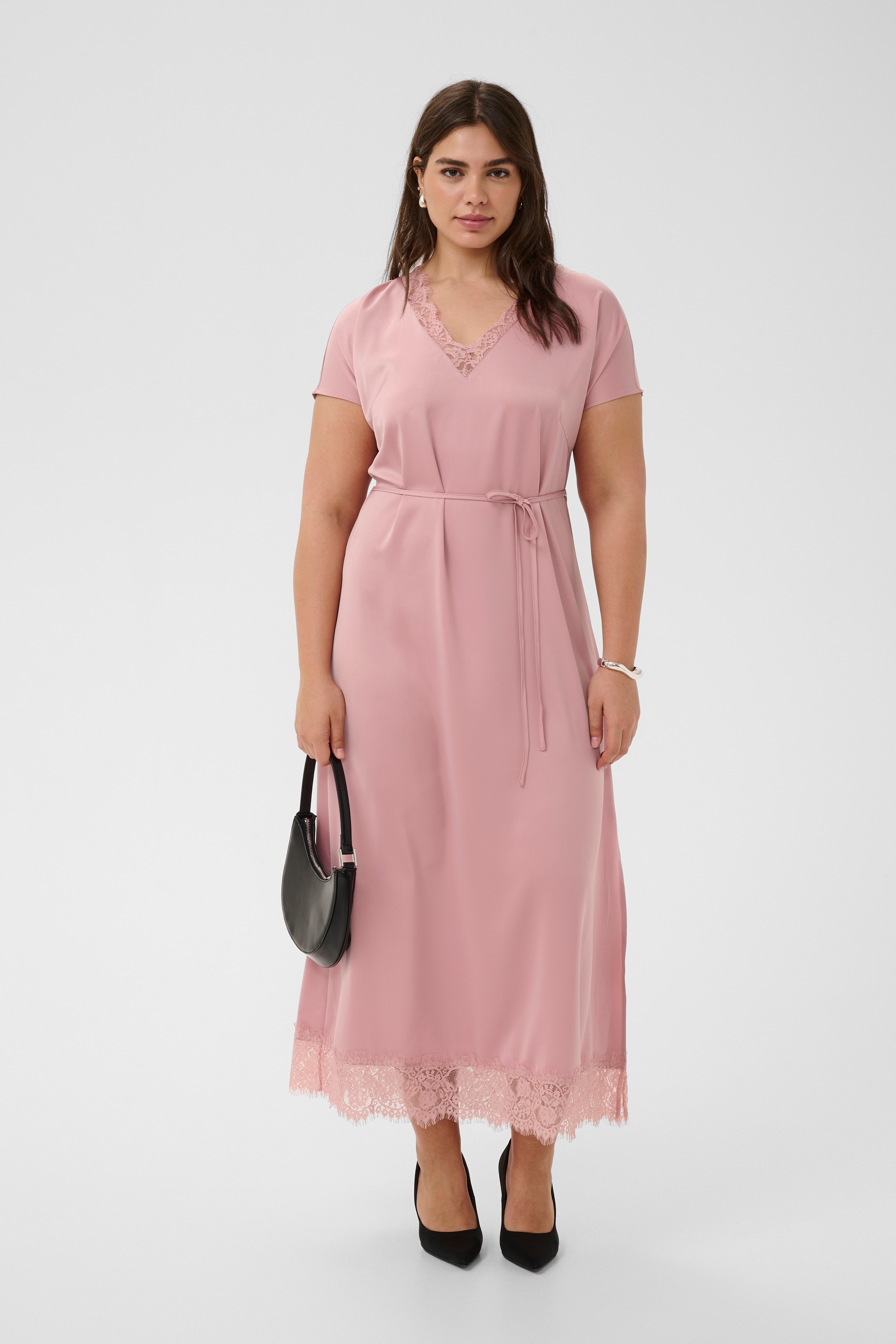 KAFFE Curve Midikleid »Damen Kleid KCjamie«