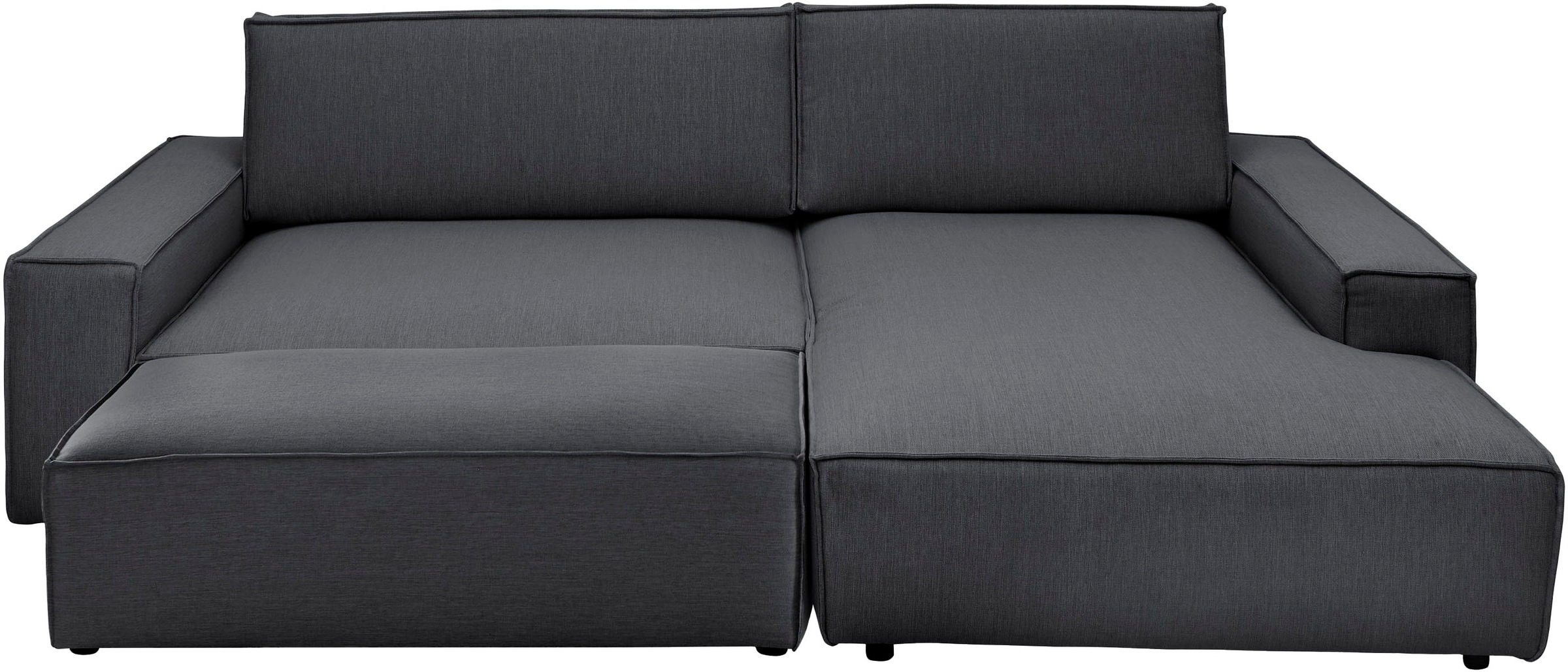 Thumbnail - Home affaire Polsterecke "SHERWOOD XXL tief, L-Form, Schlaffunktion, Bigsofa, Cord, Leinenoptik" stellbar zum Schlafsofa...