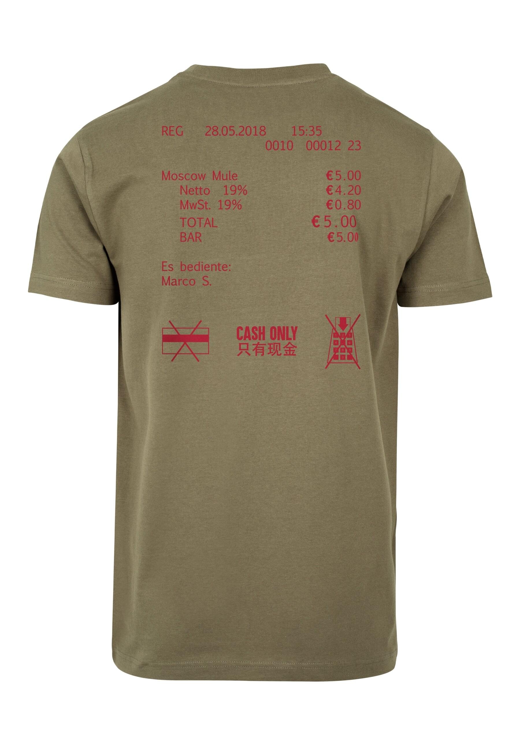MisterTee Kurzarmshirt »MisterTee Herren Cash Only Tee«, (1 tlg.)