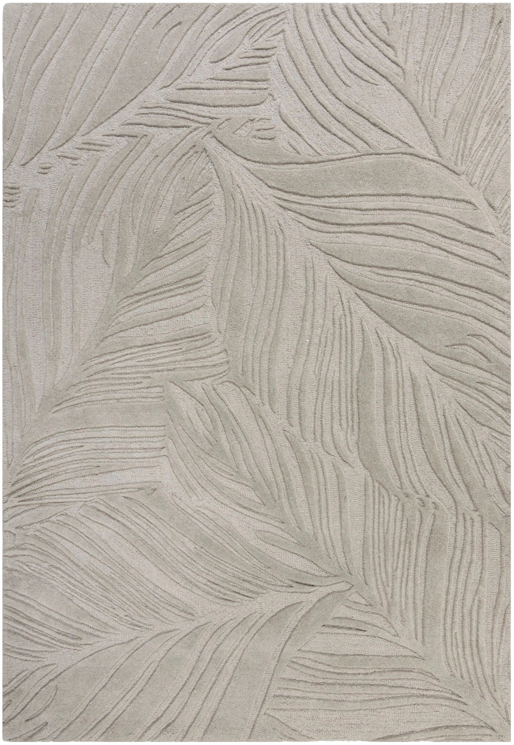 FLAIR RUGS Wollteppich »LINO LEAF«, rechteckig, 10 mm Höhe, Hoch-Tief Effekt