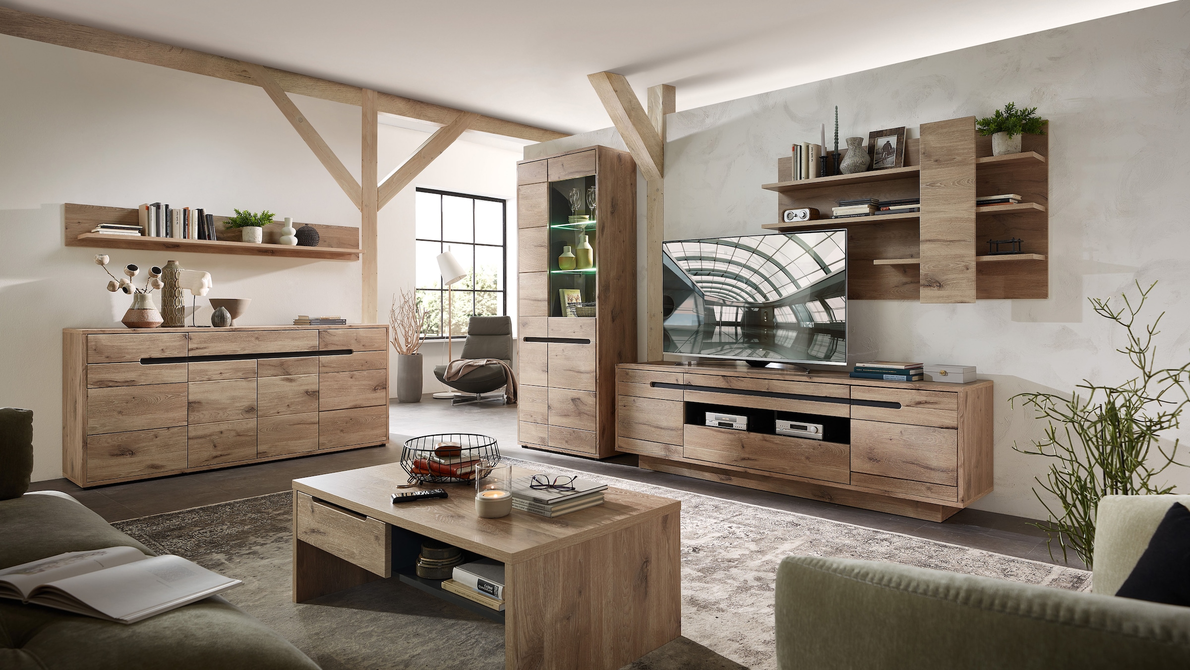 Innostyle Sideboard »BELLANO«, Viking Oak Nature