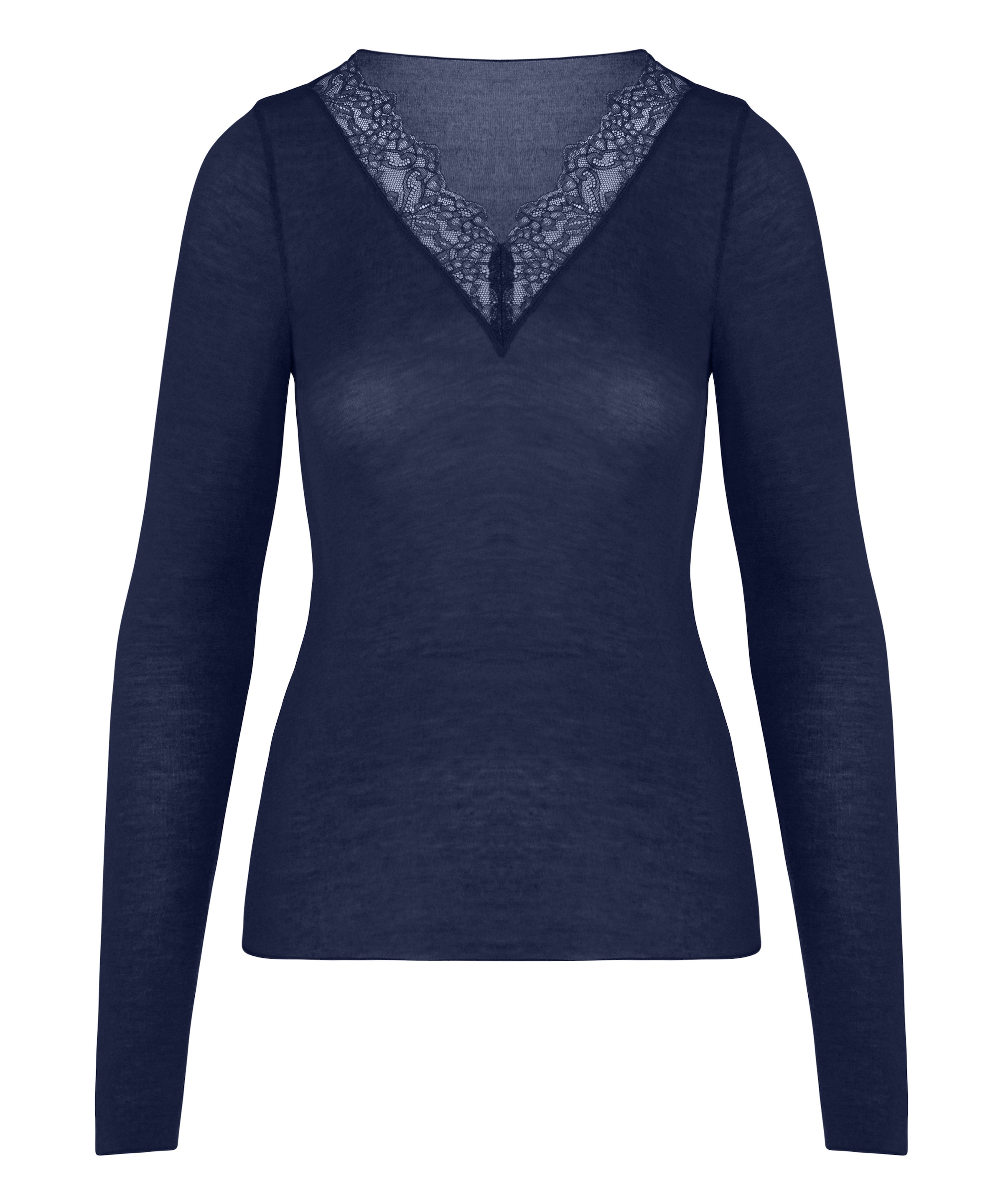 Hunkemöller Pyjama »super soft Lace V-Neck shirt with Cashmere«
