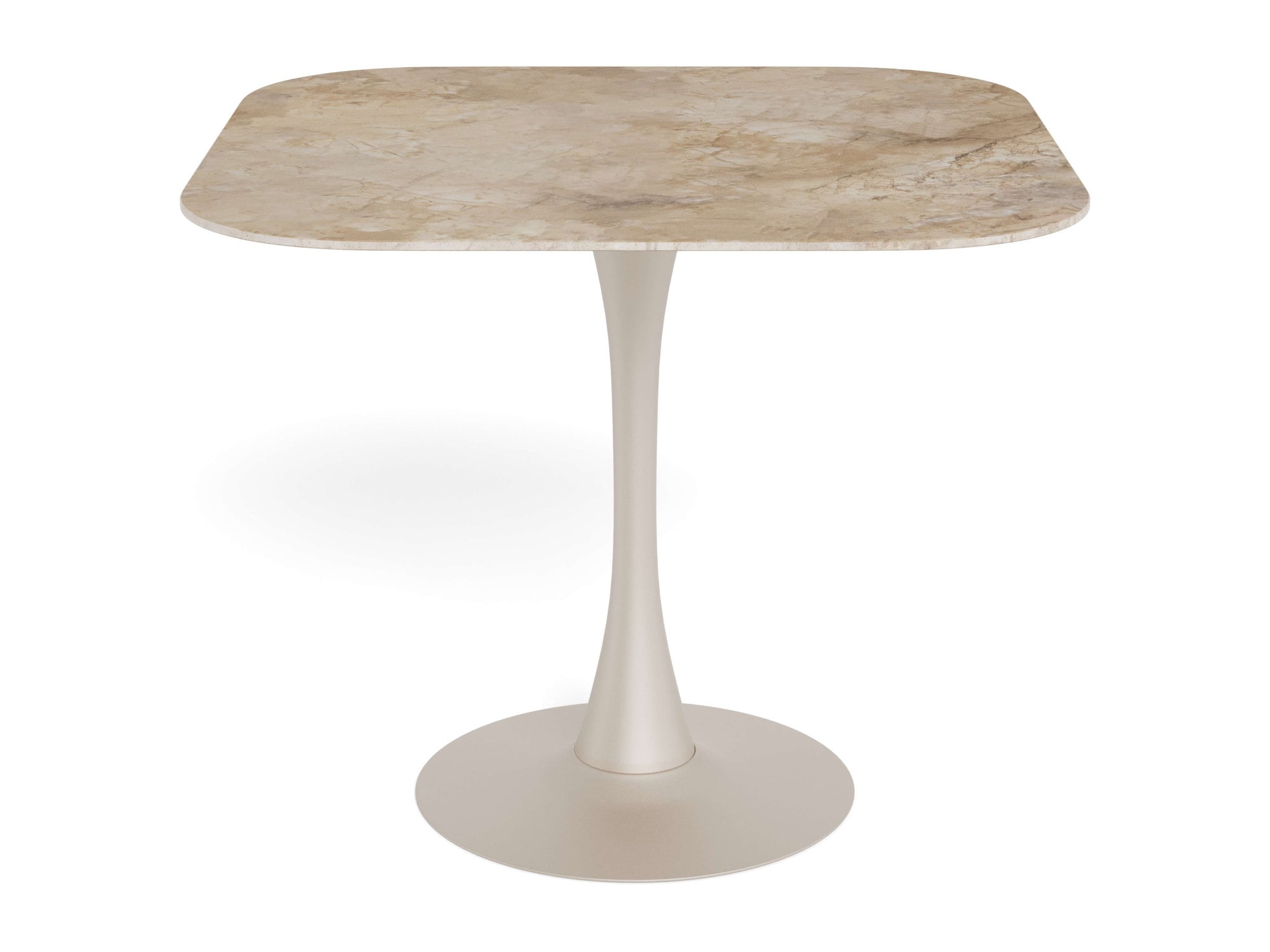 ACTONA GROUP Esstisch »Speisetisch« B/T/H: 90x90x75,  Tisch braun, polierte Keramiktischplatte
