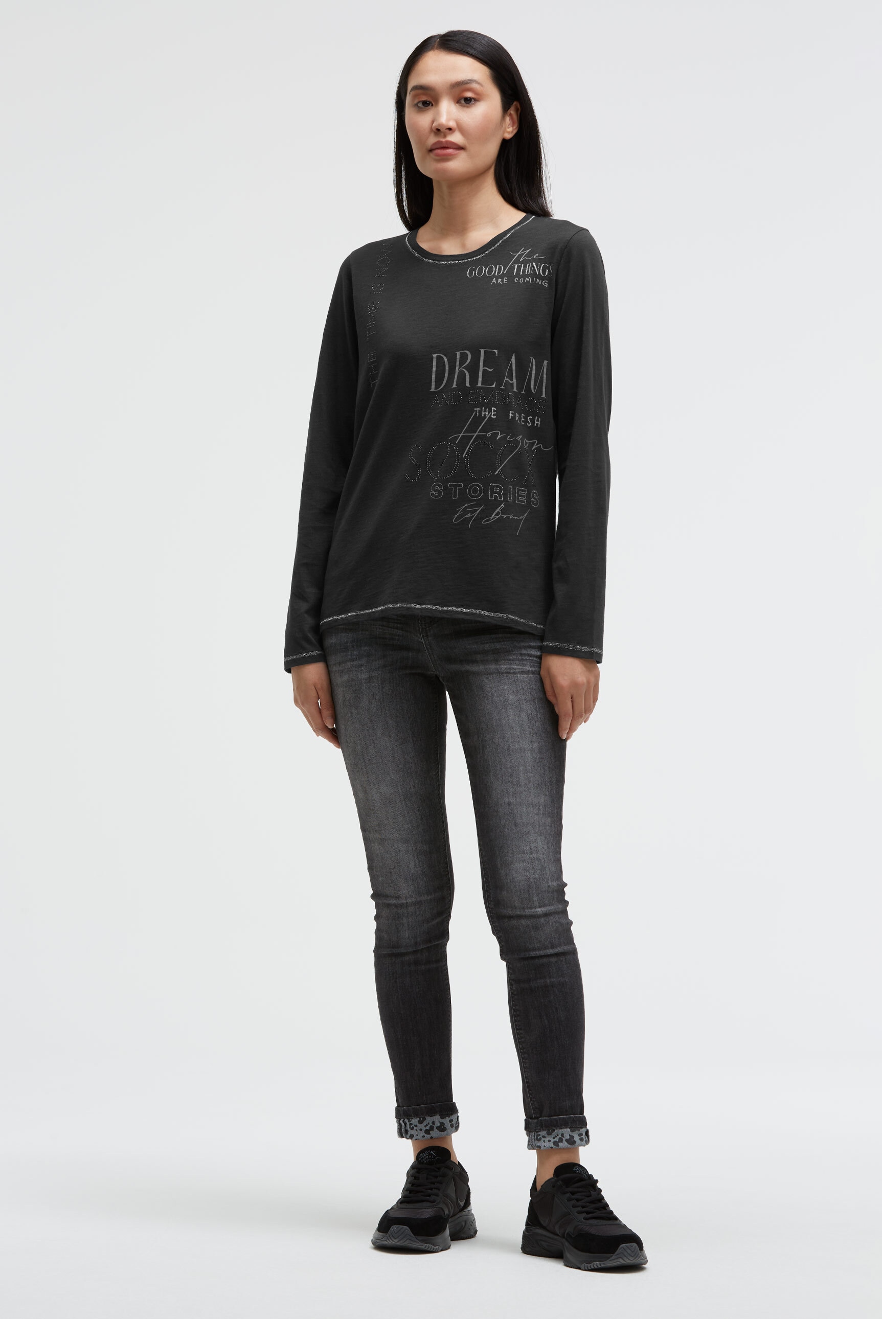 SOCCX Rundhalsshirt aus Baumwolle