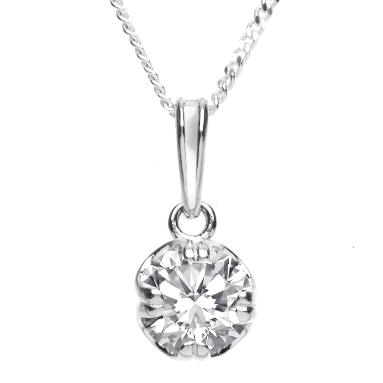 Kette mit Anhänger OSTSEE-SCHMUCK "Ostsee-Schmuck Kette mit Anhänger Fridoline" Gr. 42, silber, Halsketten, Damen, 42cm, Silber 925 (Sterlingsilber), L: 40