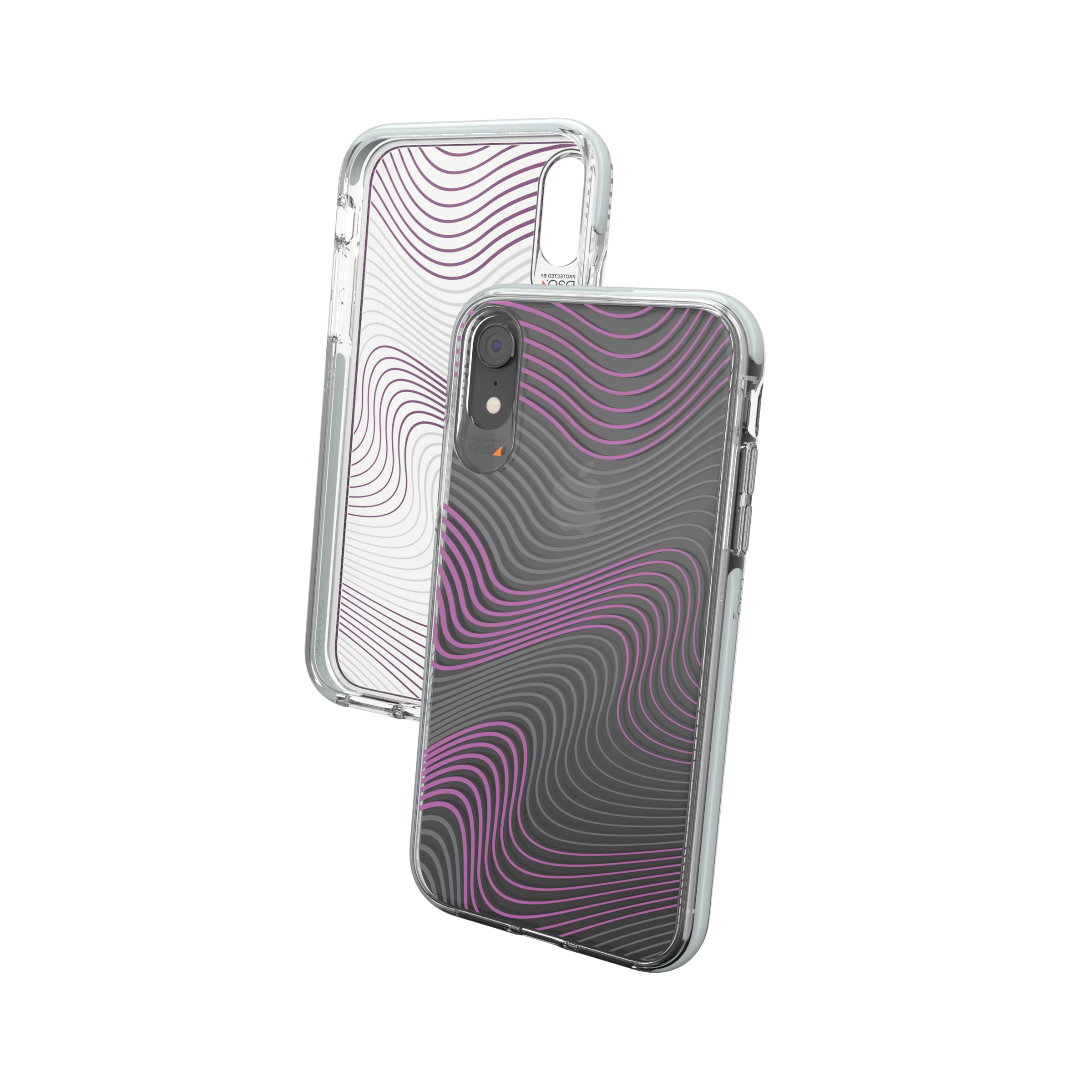 Gear4 Backcover »Victoria for iPhone XR fabric 33008 TRANSPARENT«, iPhone XR