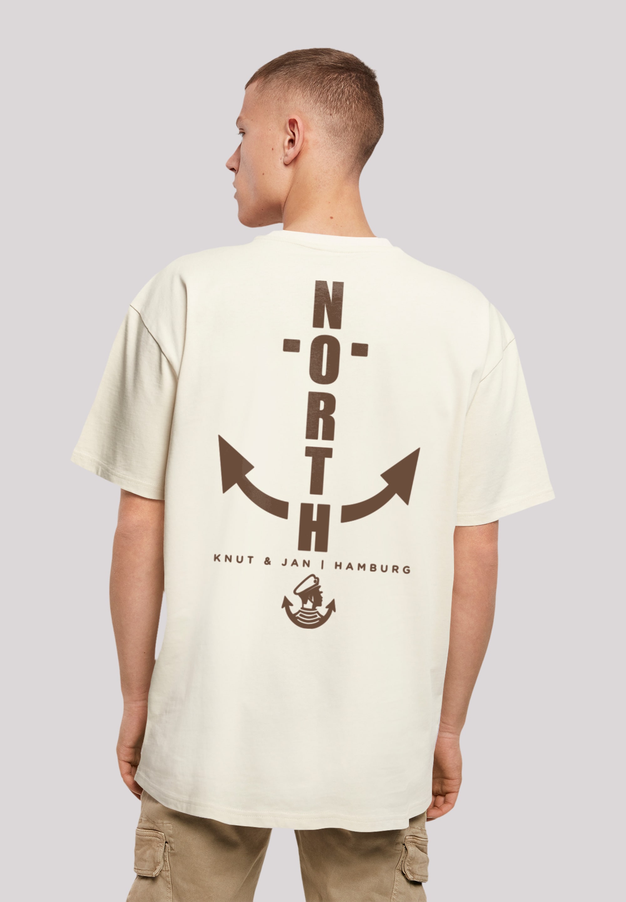 Knut ▷ für BAUR »North Jan T-Shirt Anker Print & Hamburg«, F4NT4STIC |