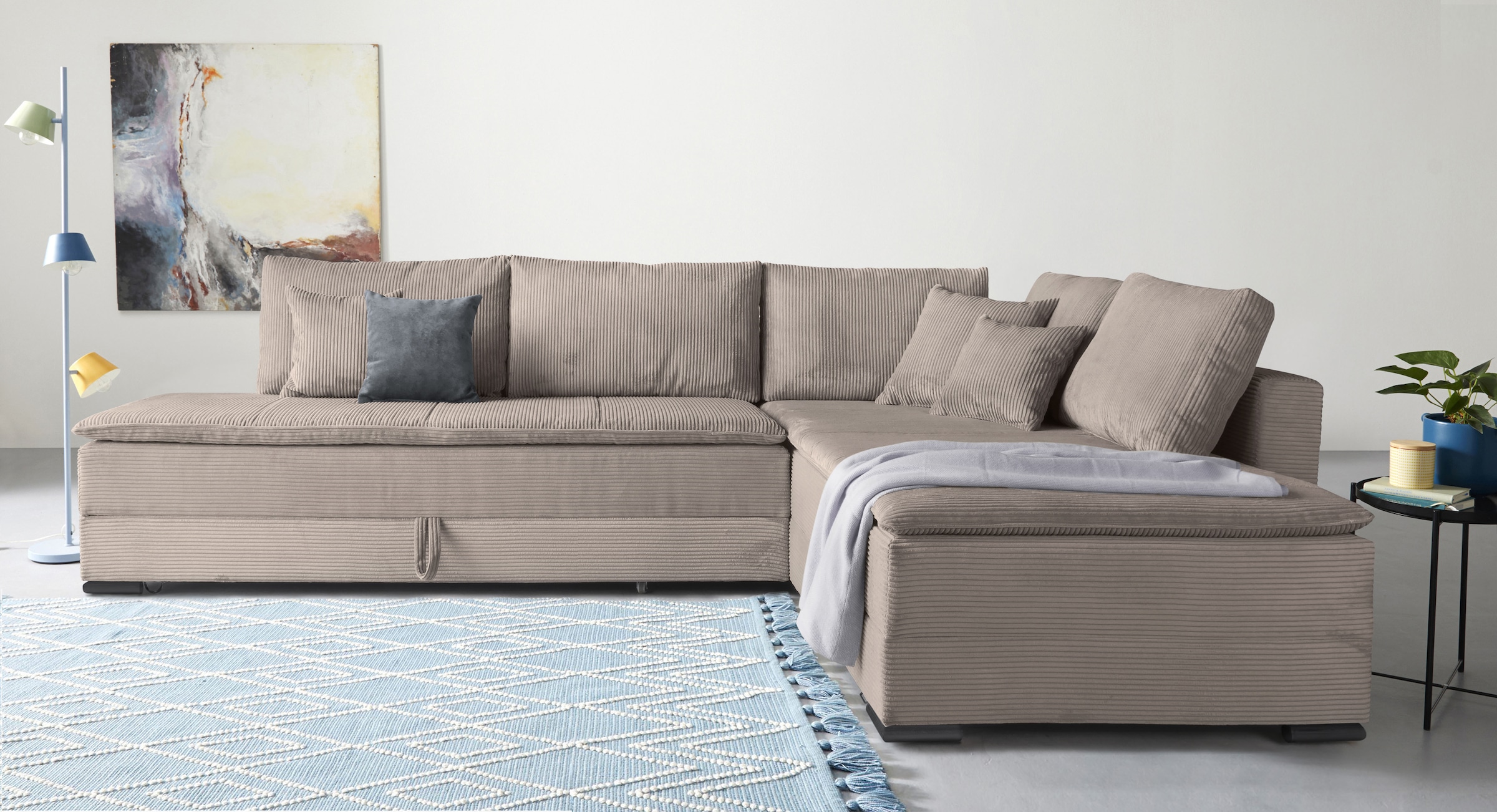INOSIGN Ecksofa "Night & Day L-Form mit Dauer-Schlaffunktion, Cord-Bezug", günstig online kaufen