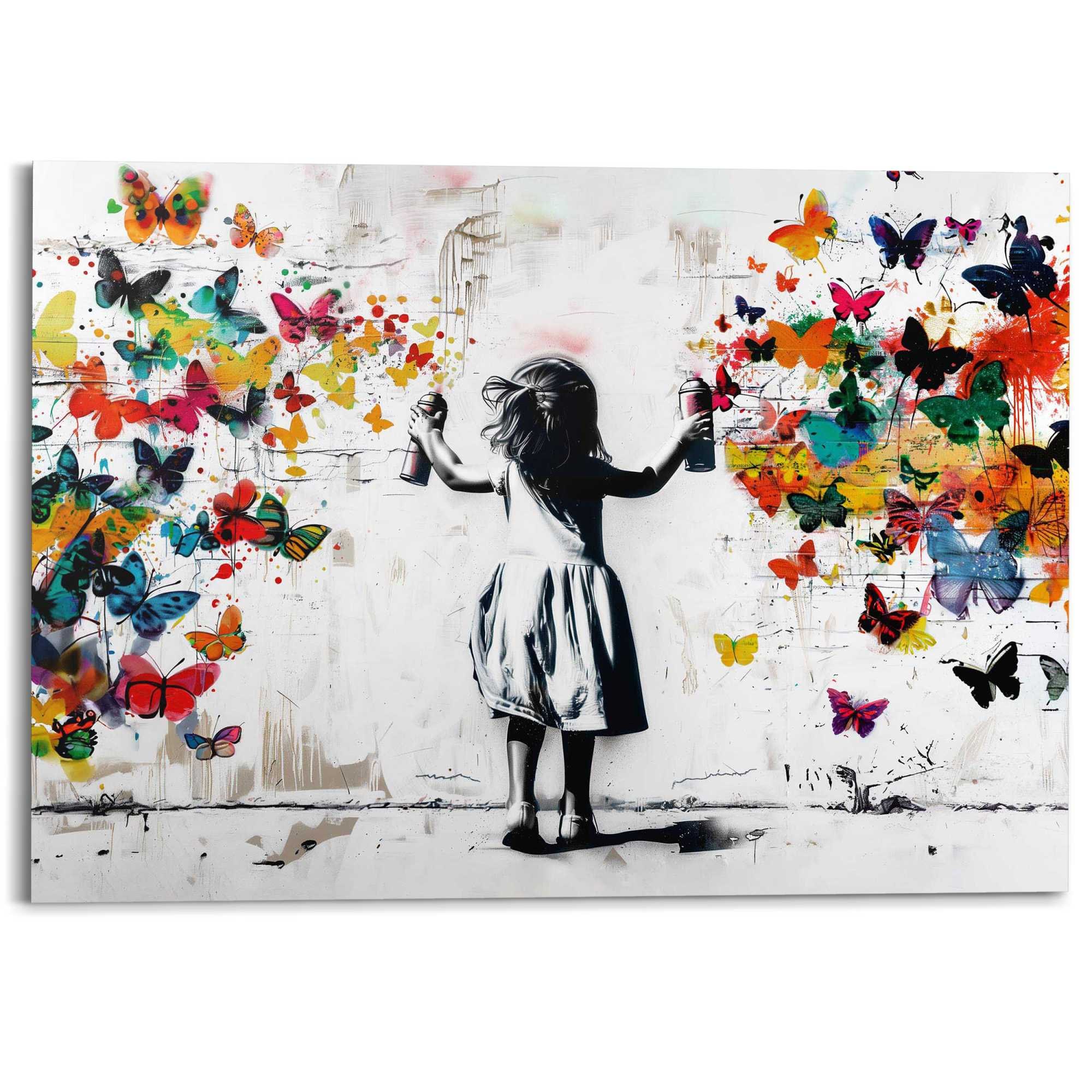 Reinders Deco-Panel "Graffiti-Blumen", Teenager Zimmer - Mehrfarbig - MDF - günstig online kaufen