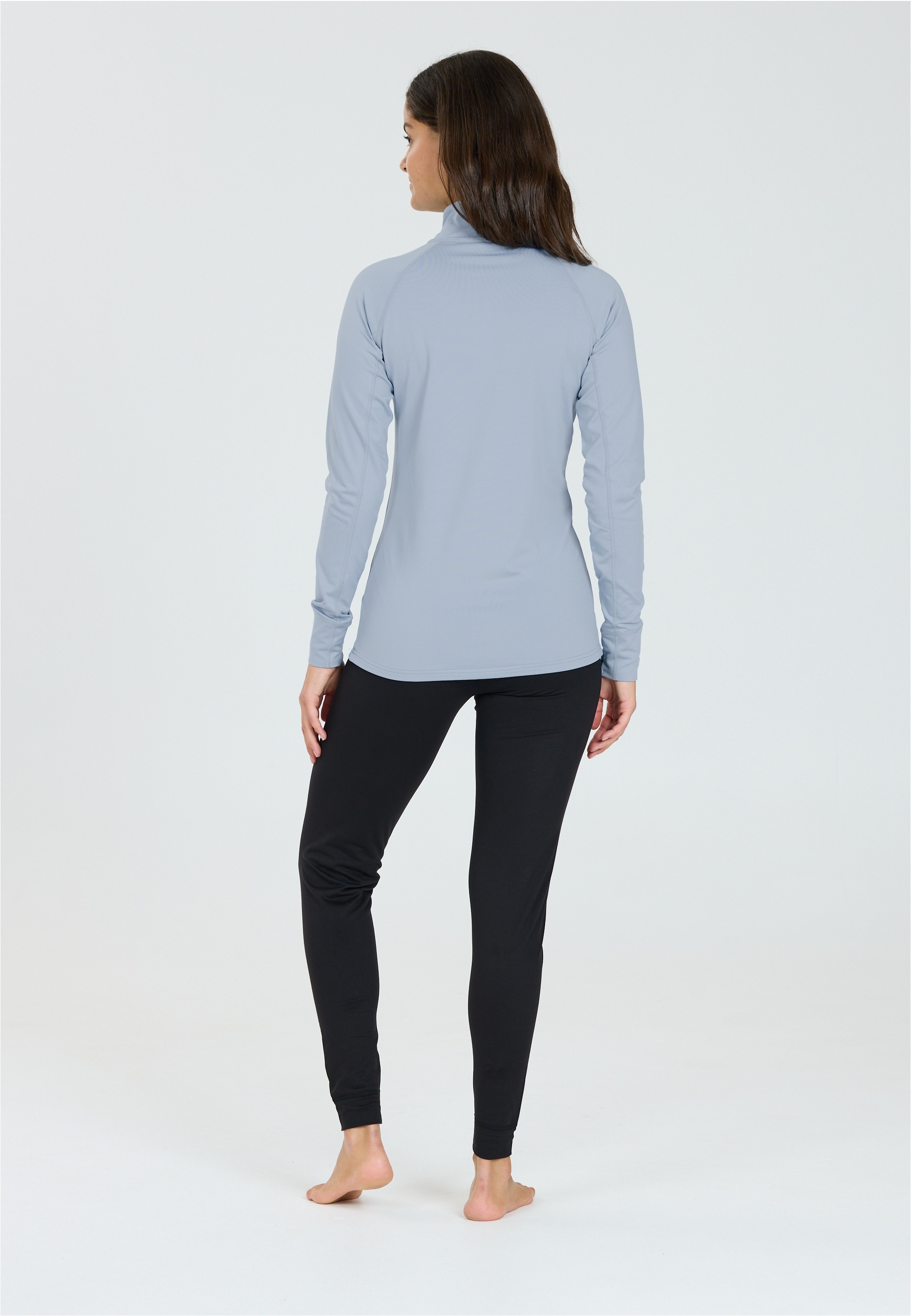 WHISTLER Langarmshirt »Blume« 1 Stk. mit Reißverschluss und Stehkragen