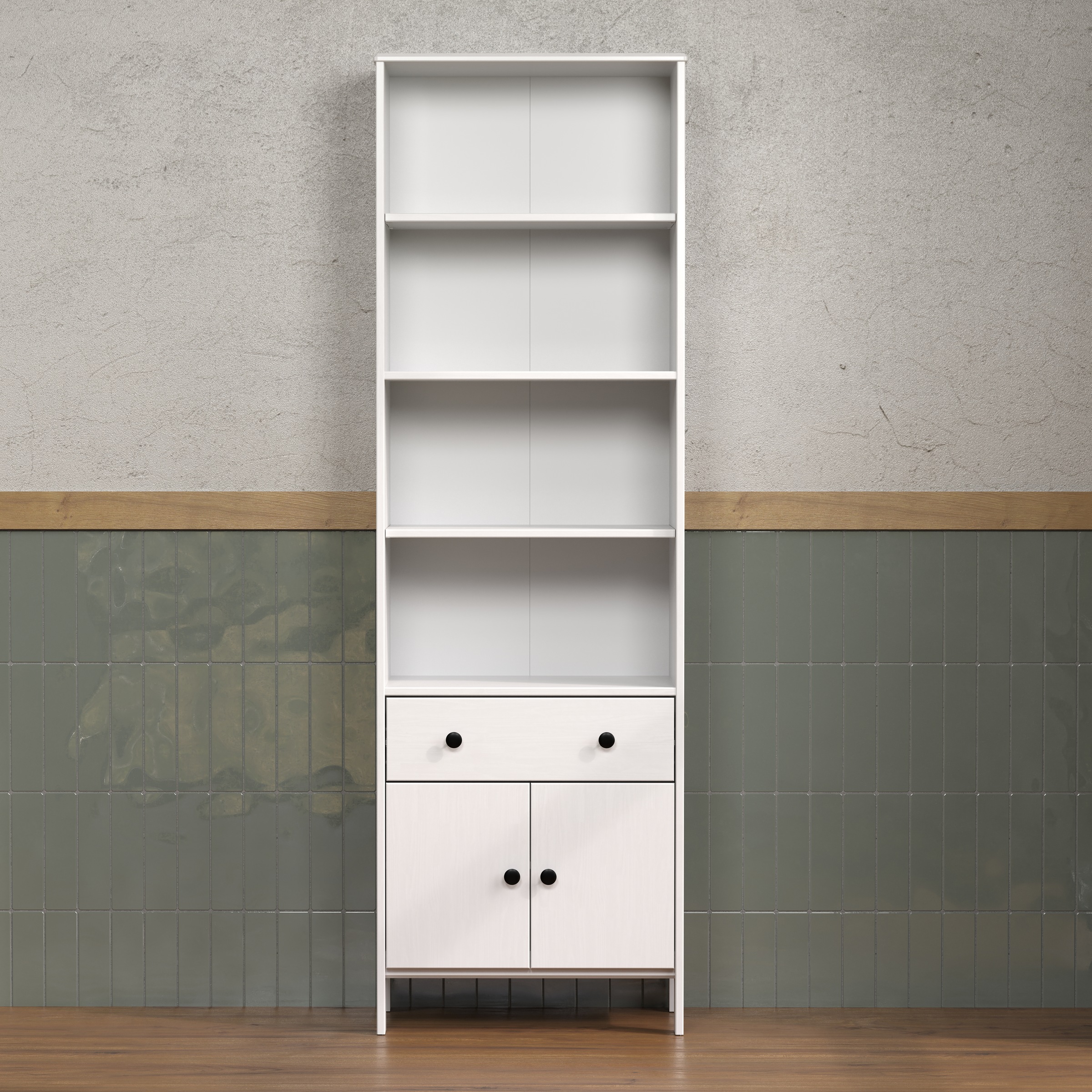 welltime Hochschrank "Kall" 1 Stk. tlg. Badezimmerschrank aus Kiefer-Massiv günstig online kaufen
