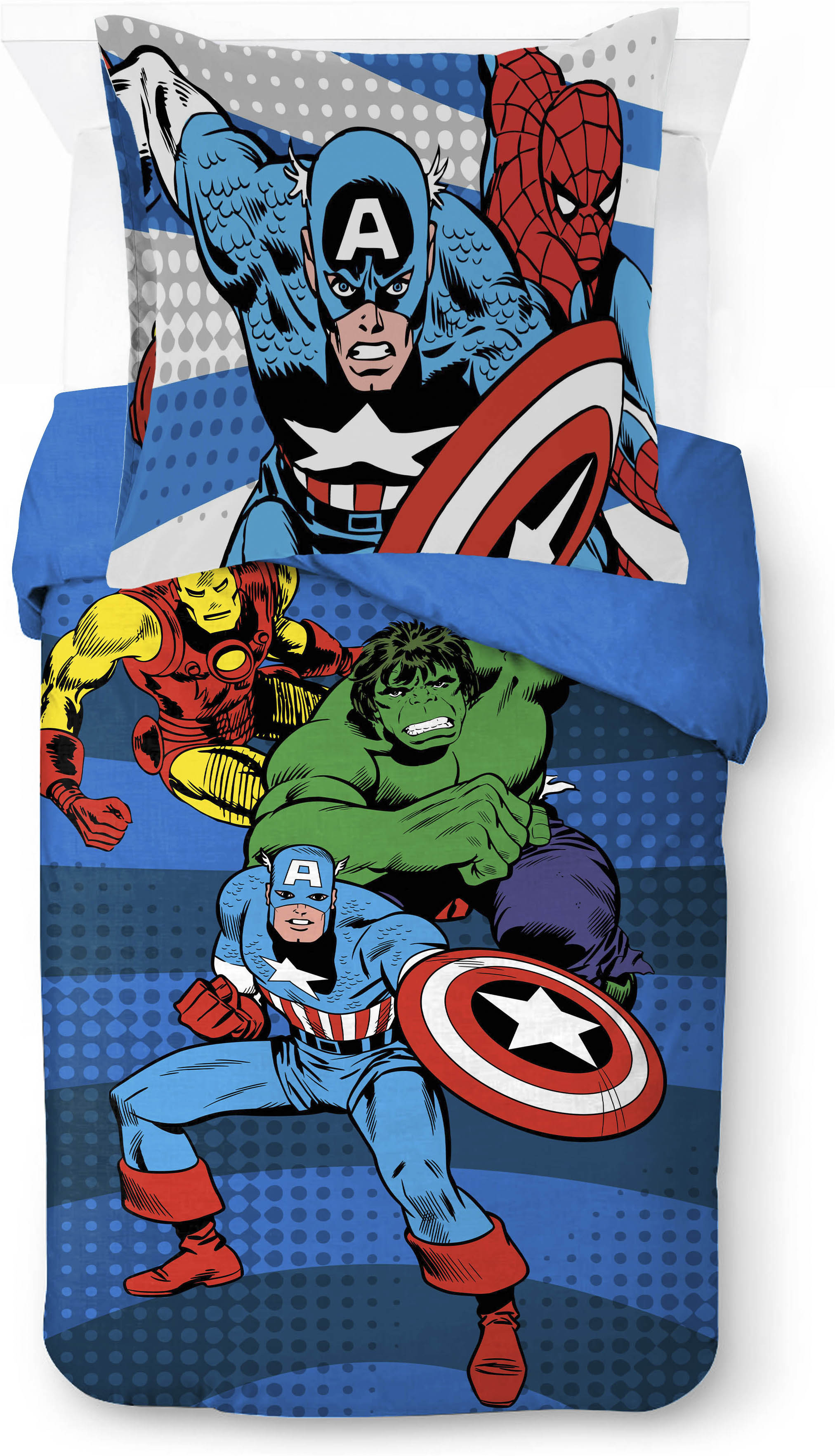 MARVEL Kinderbettwäsche "Avengers Good Guys" 2 100% Baumwolle