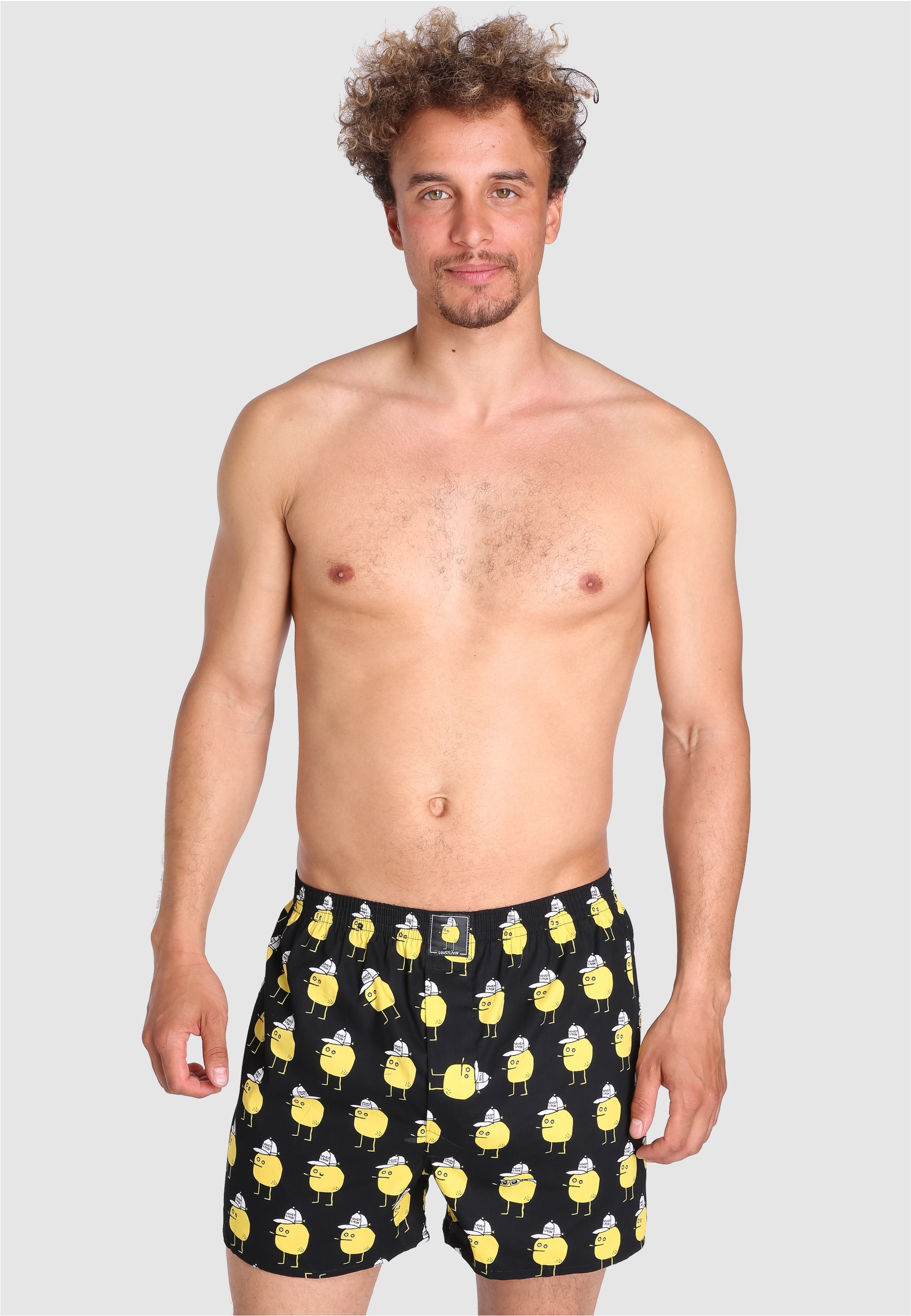 Lousy Livin Boxershorts "Toast Zitrone" mit coolen Comic-Motiven