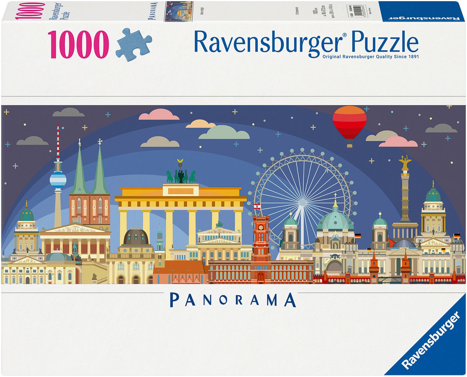 Ravensburger Puzzle »Panorama, Nachts in Berlin«, Made in Germany