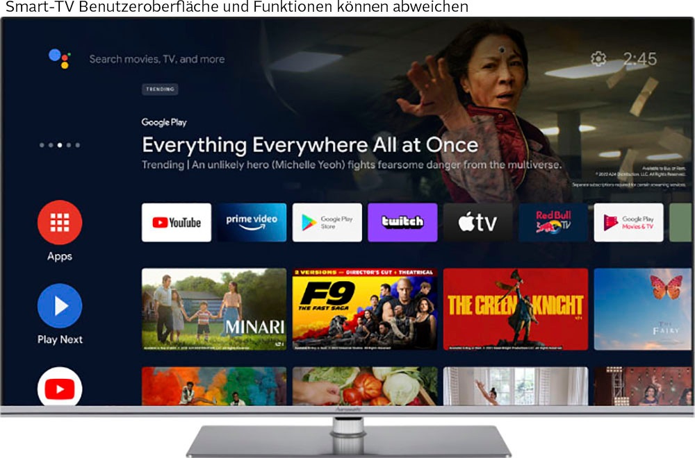 Hanseatic QLED-Fernseher »50Q850UDS«, 4K Ultra HD, Android TV-Smart-TV