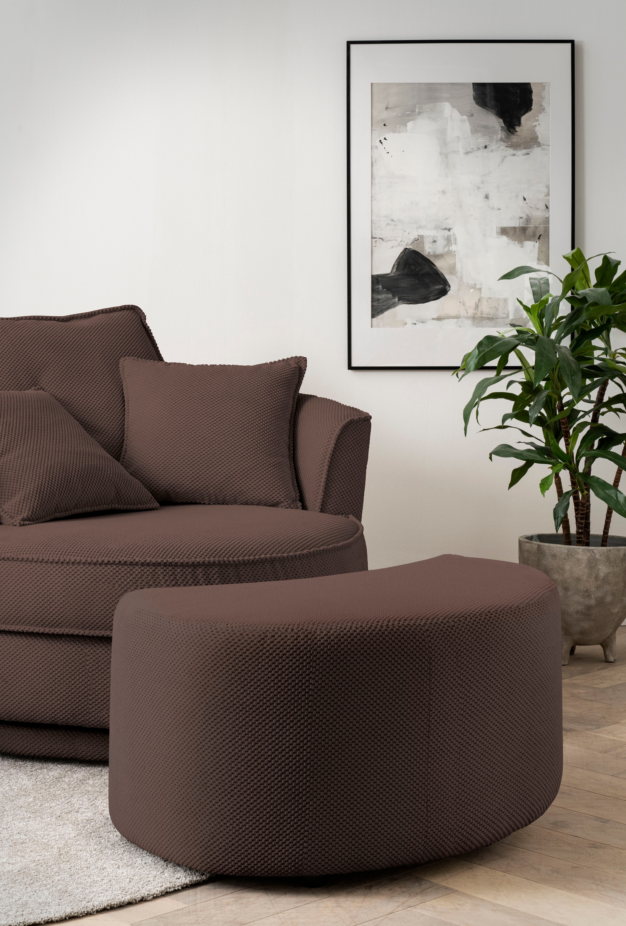 Home affaire Hocker »MAISIE« passende Ergänzung zum Drehsessel MAISIE, in 3 Farben lieferbar