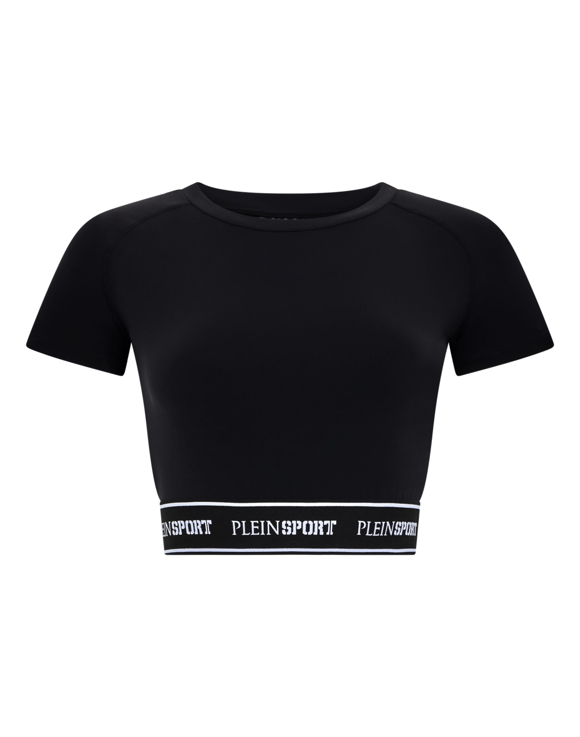 PLEIN SPORT T-Shirt "Fleece Cropped T-Shirt" günstig online kaufen