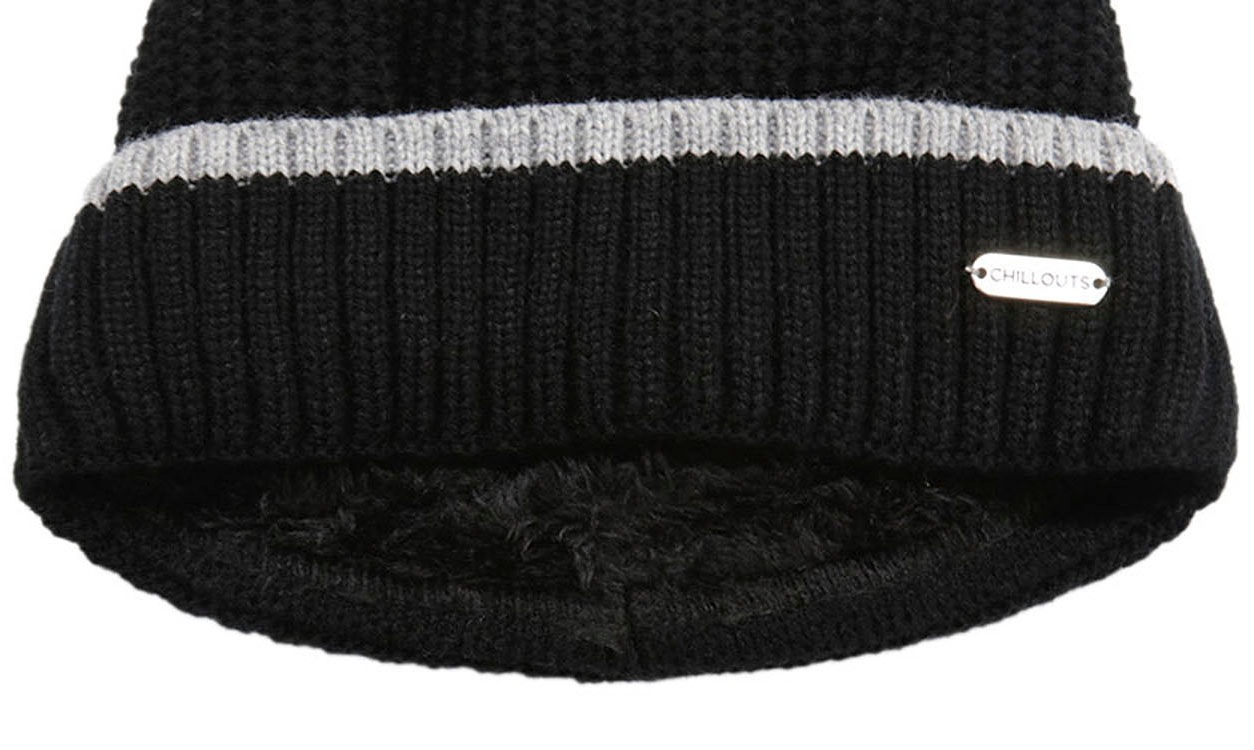 Thumbnail - chillouts Strickmütze "Tony Hat" mit mehrfarbigem Design