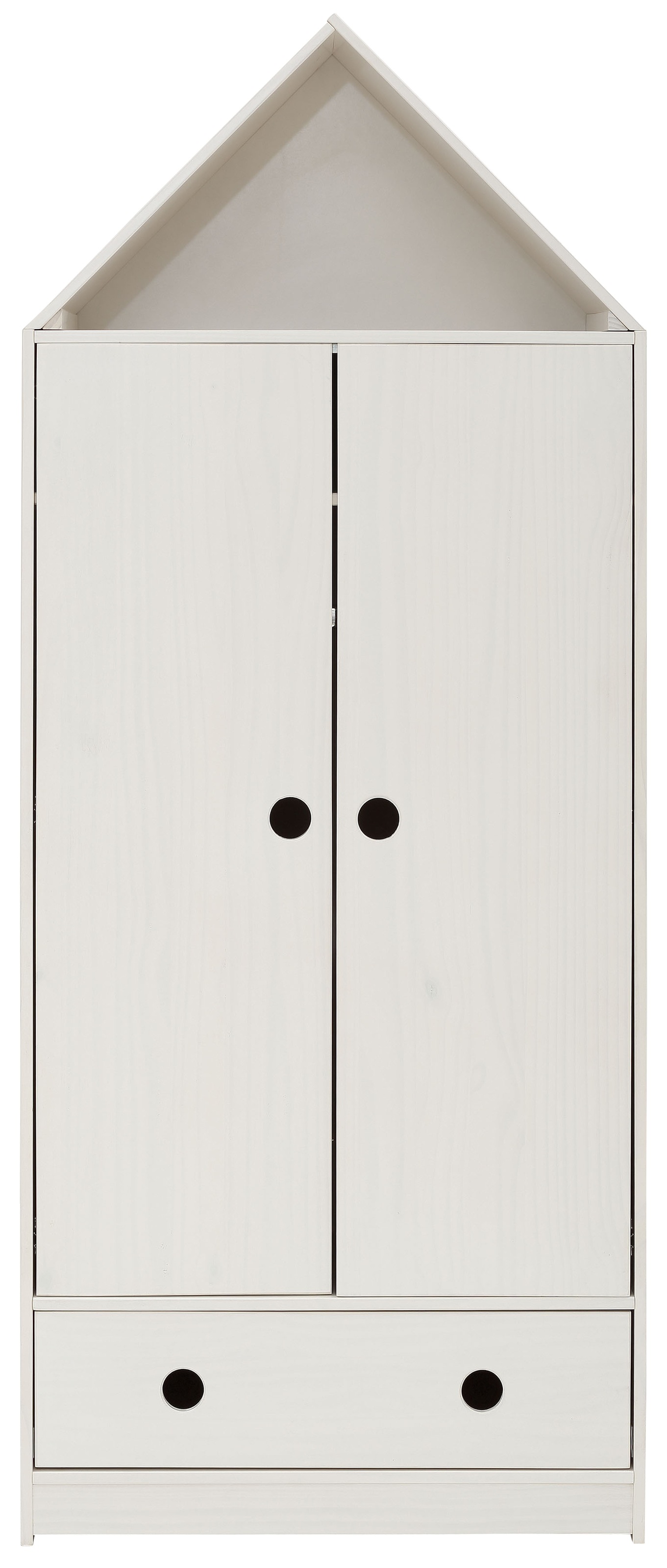 OTTO home Kleiderschrank "Alpi" Kiefernholz, mit Einlegeböden und Kleiderst günstig online kaufen