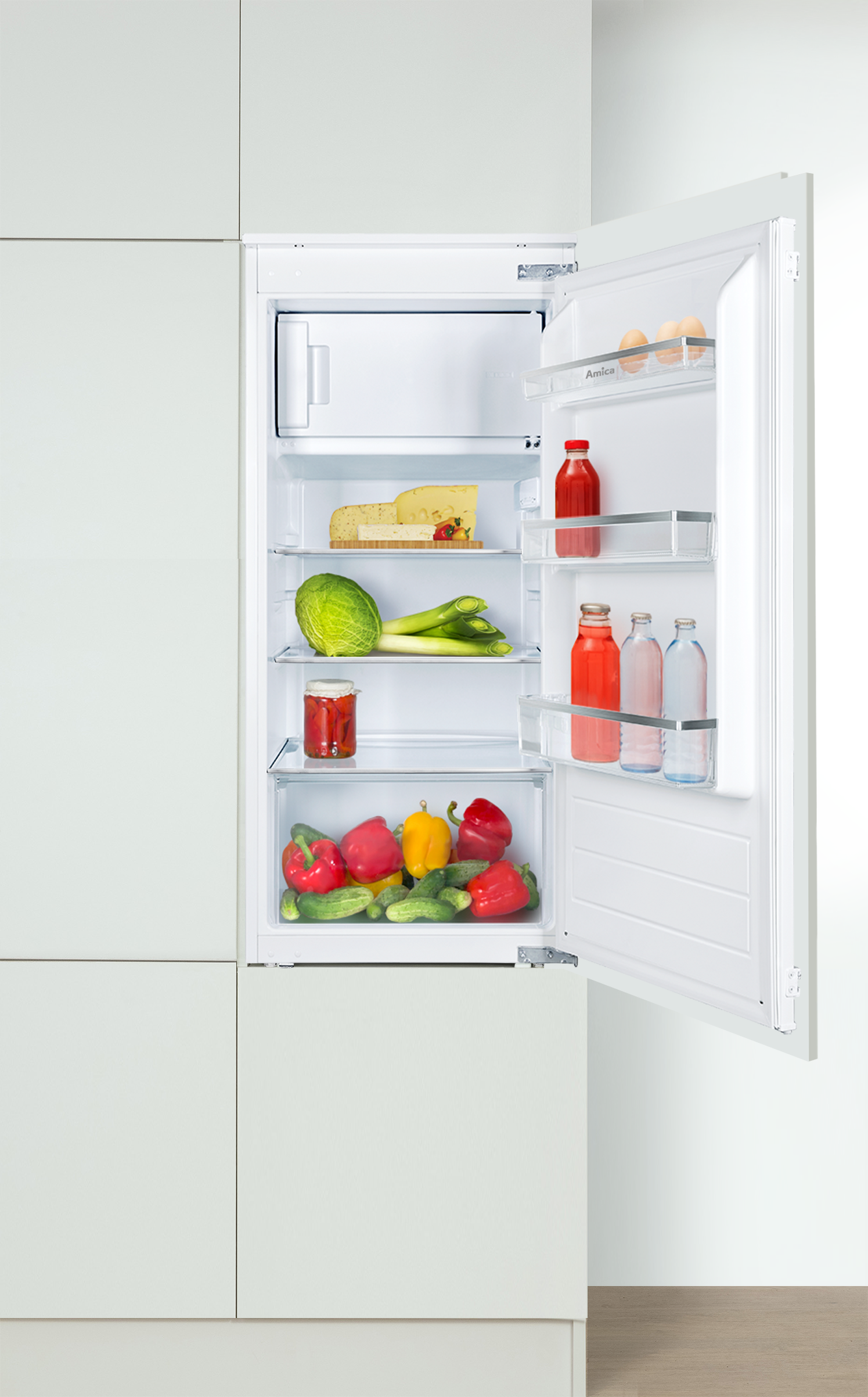 Amica Einbaukühlschrank "EKSS 361 226" 102 cm hoch 54 cm breit Inverter Kom günstig online kaufen