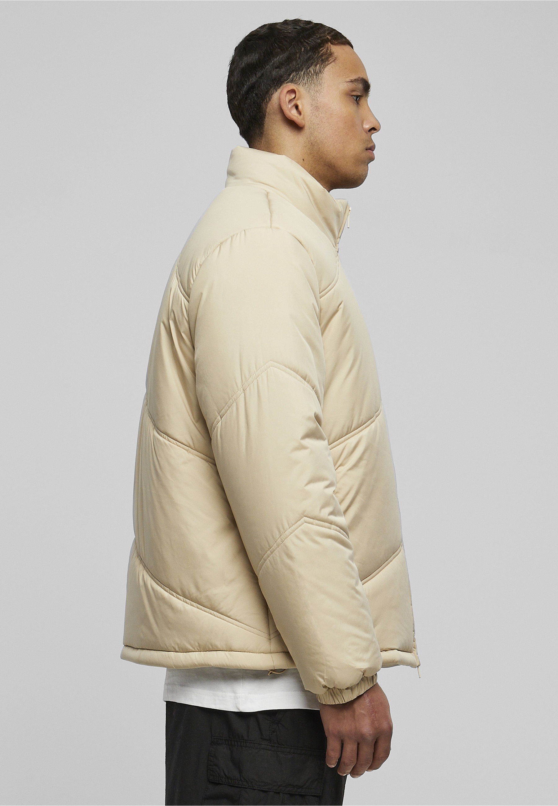 URBAN CLASSICS Allwetterjacke »Urban Classics Herren Arrow Puffer Jacket« 1 Stk. tlg. ohne Kapuze