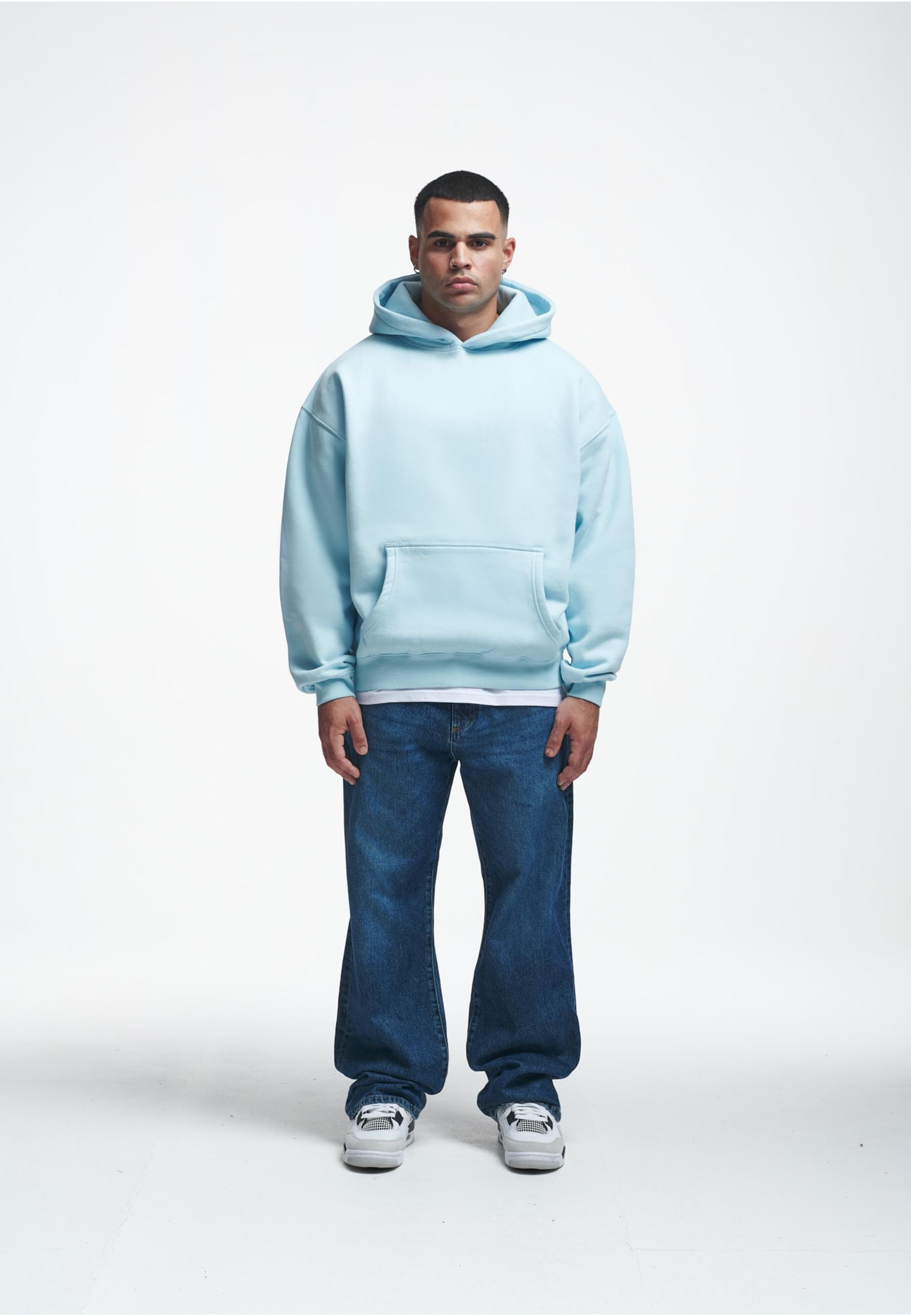 2Y Studios Kapuzensweatshirt »2Y Studios Herren Basic Oversize Hoddie« 1 Stk. tlg.
