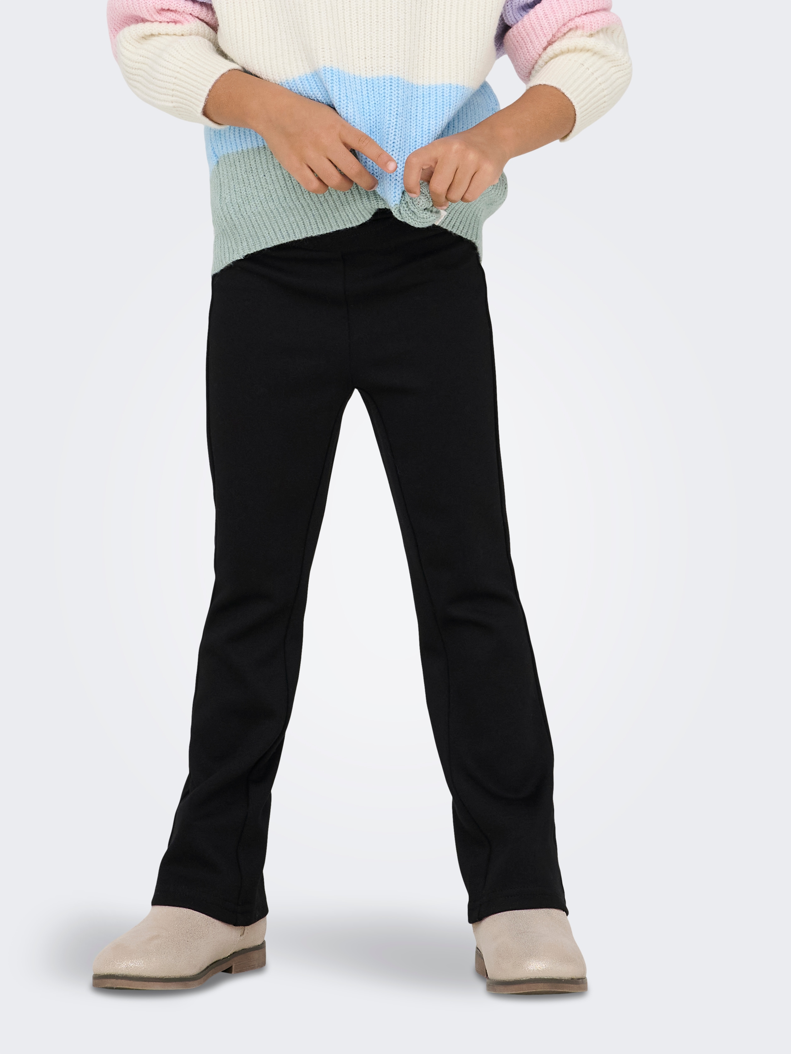 KIDS ONLY Jerseyhose "KMGPAIGE LIFE FLARED PNT NOOS" mit ausgestelltem Bein