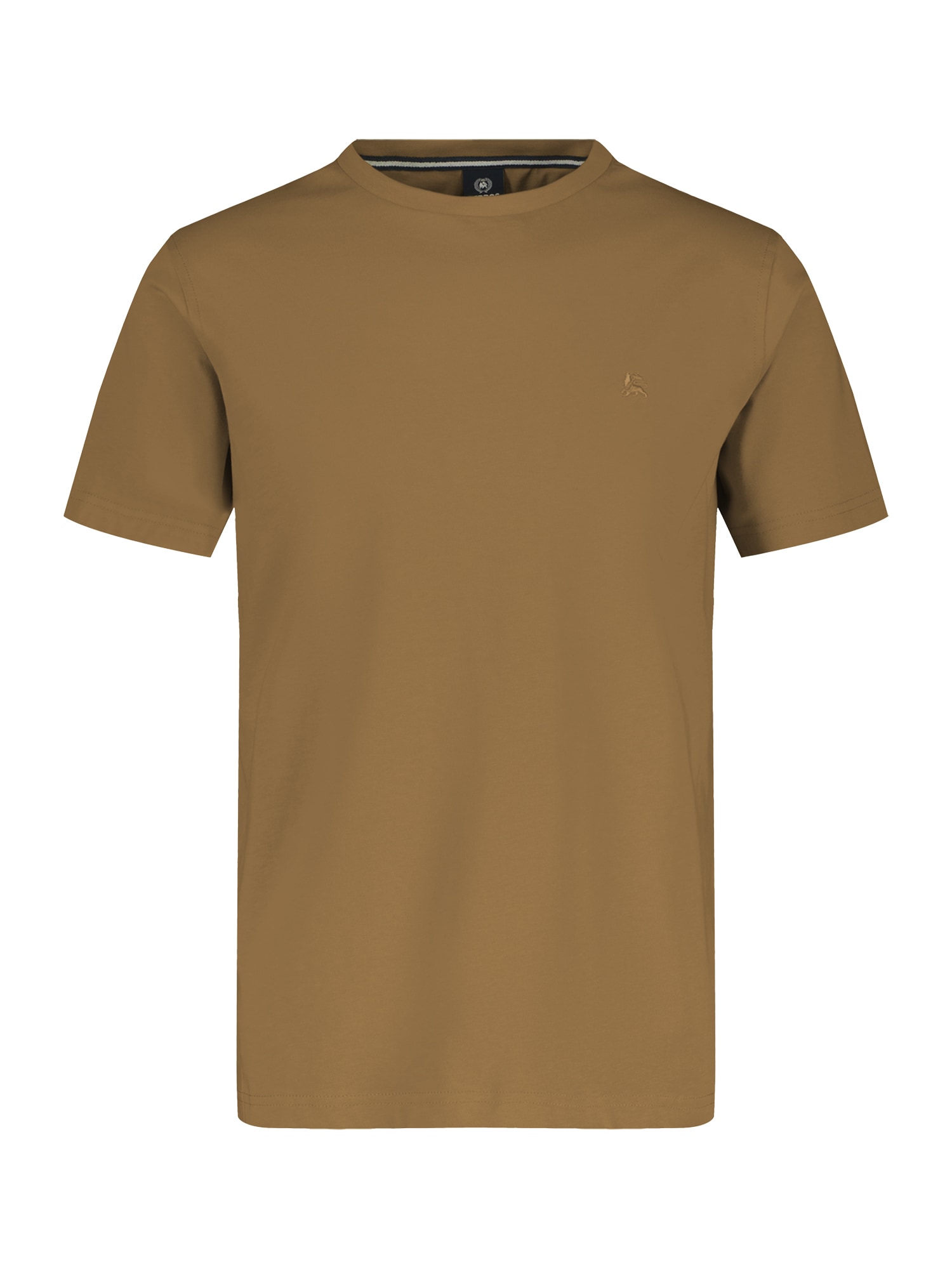 LERROS T-Shirt "LERROS Basic T-Shirt mit Logostitch, unifarben" günstig online kaufen