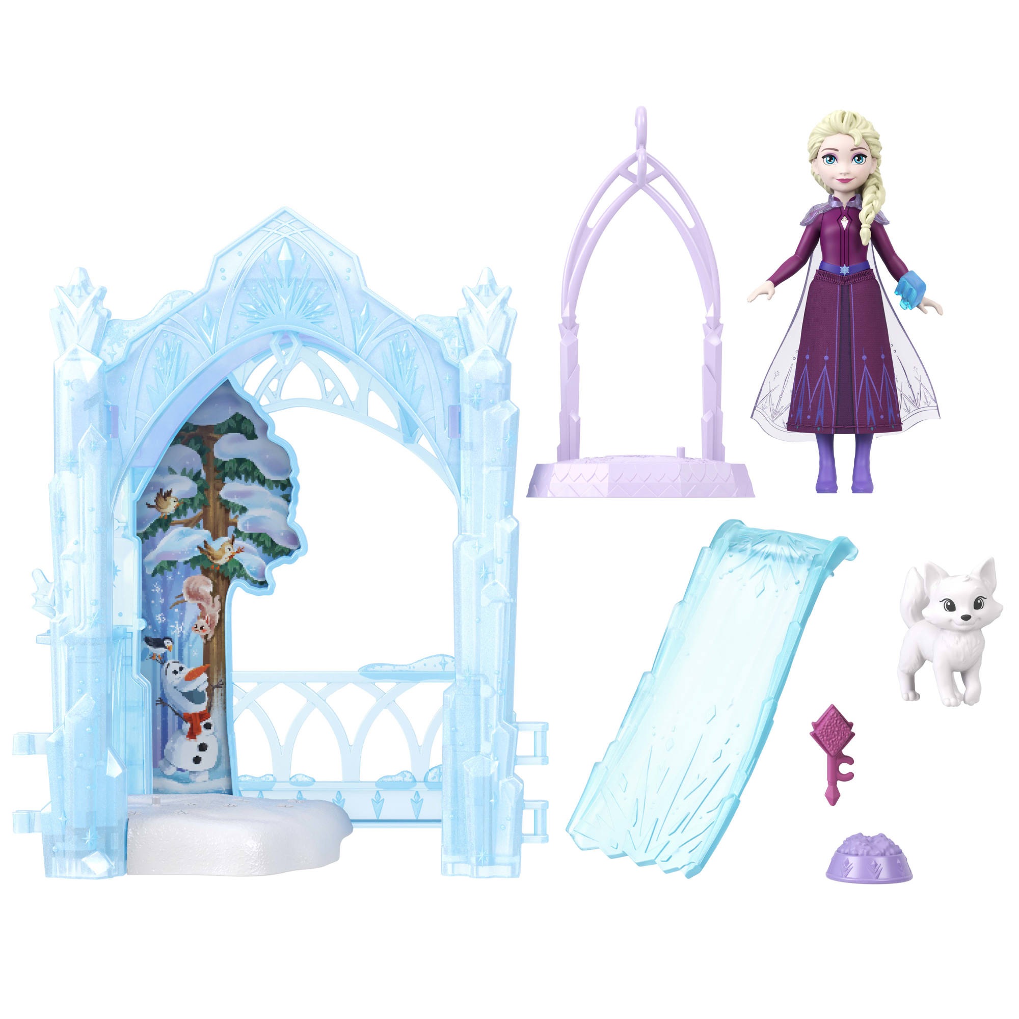 Mattel® Spielwelt »Disney Die Eiskönigin Kleine Puppen Elsa's Icy Hideaway Spielset«